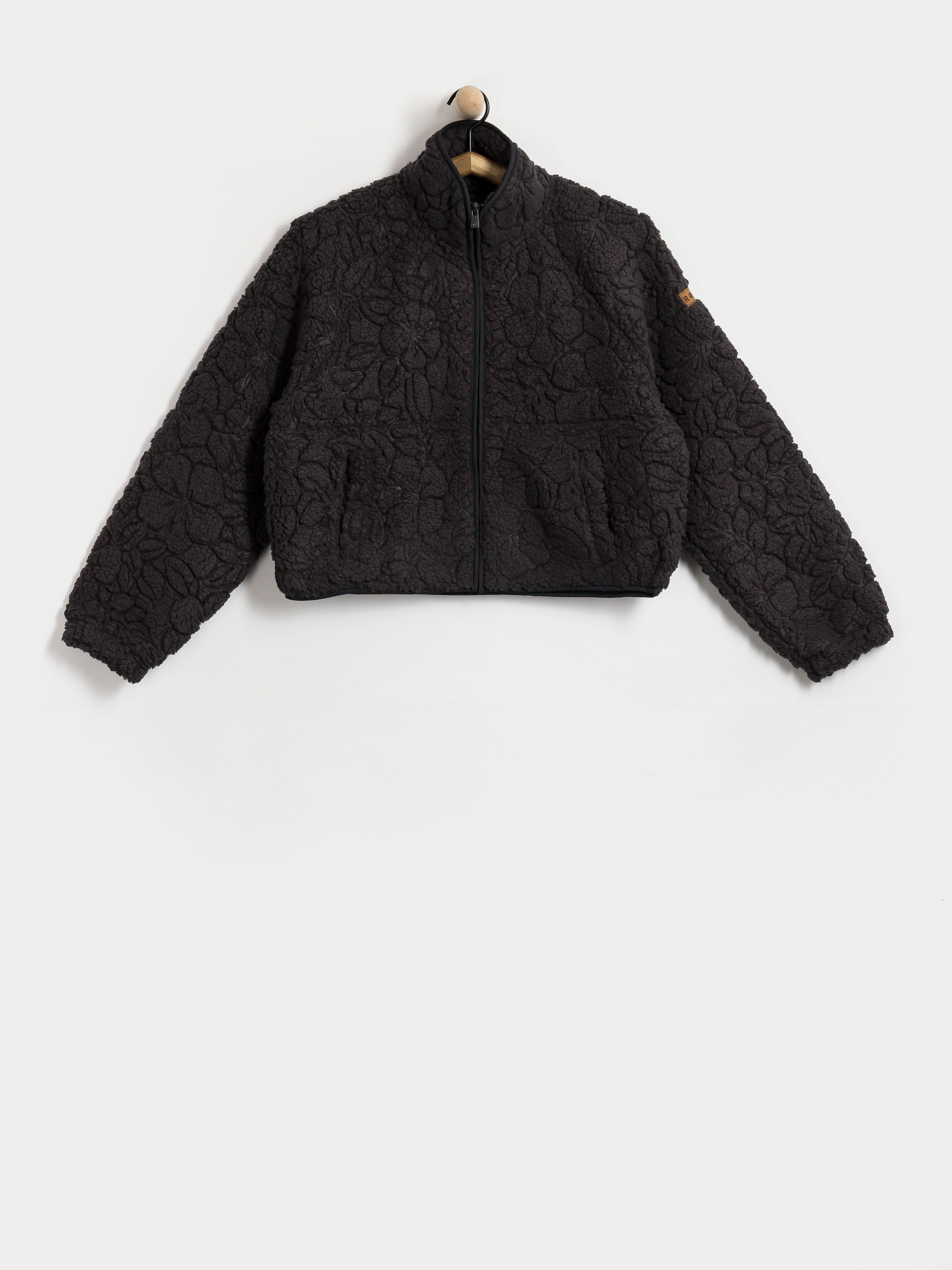 Fleecová mikina Roxy Blurry Cloud Wmn (anthracite outline mo)