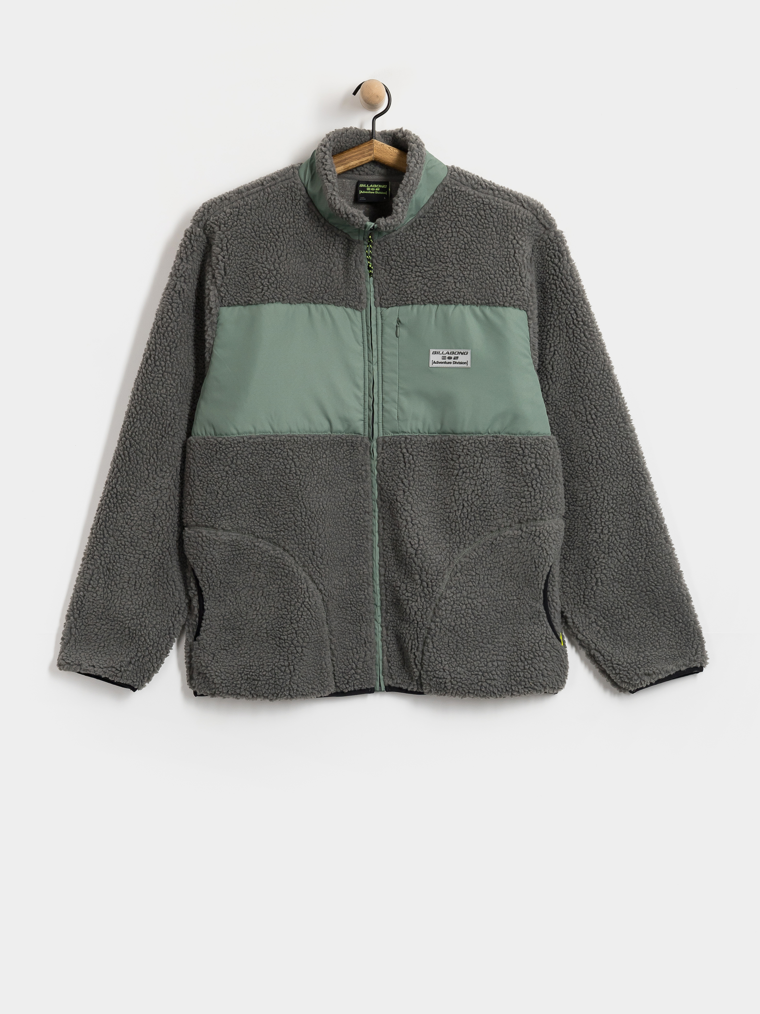 Fleecová mikina Billabong Canyon Trail Zip (pewter)