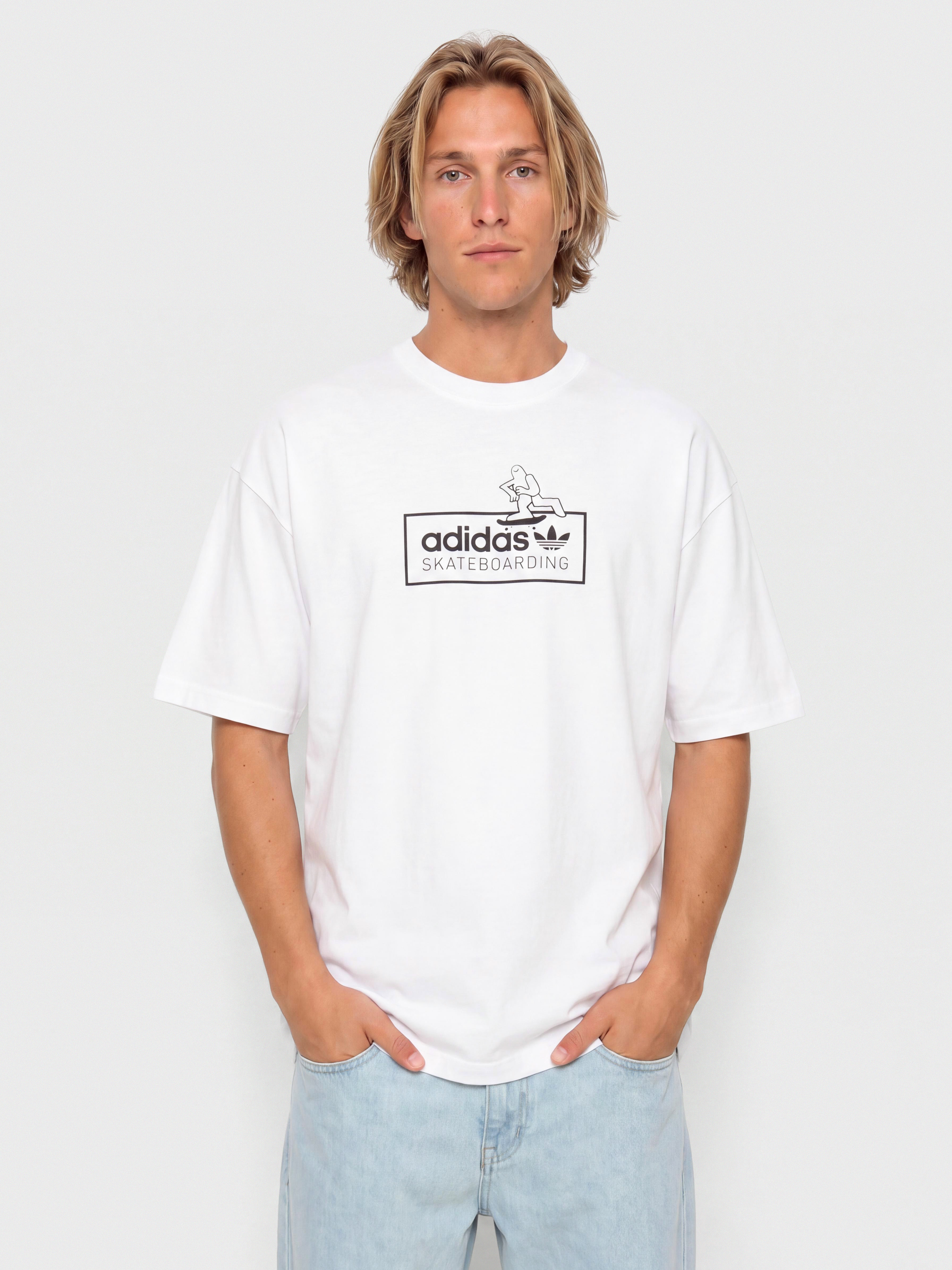 Tričko adidas Gonz Logo (white/black)