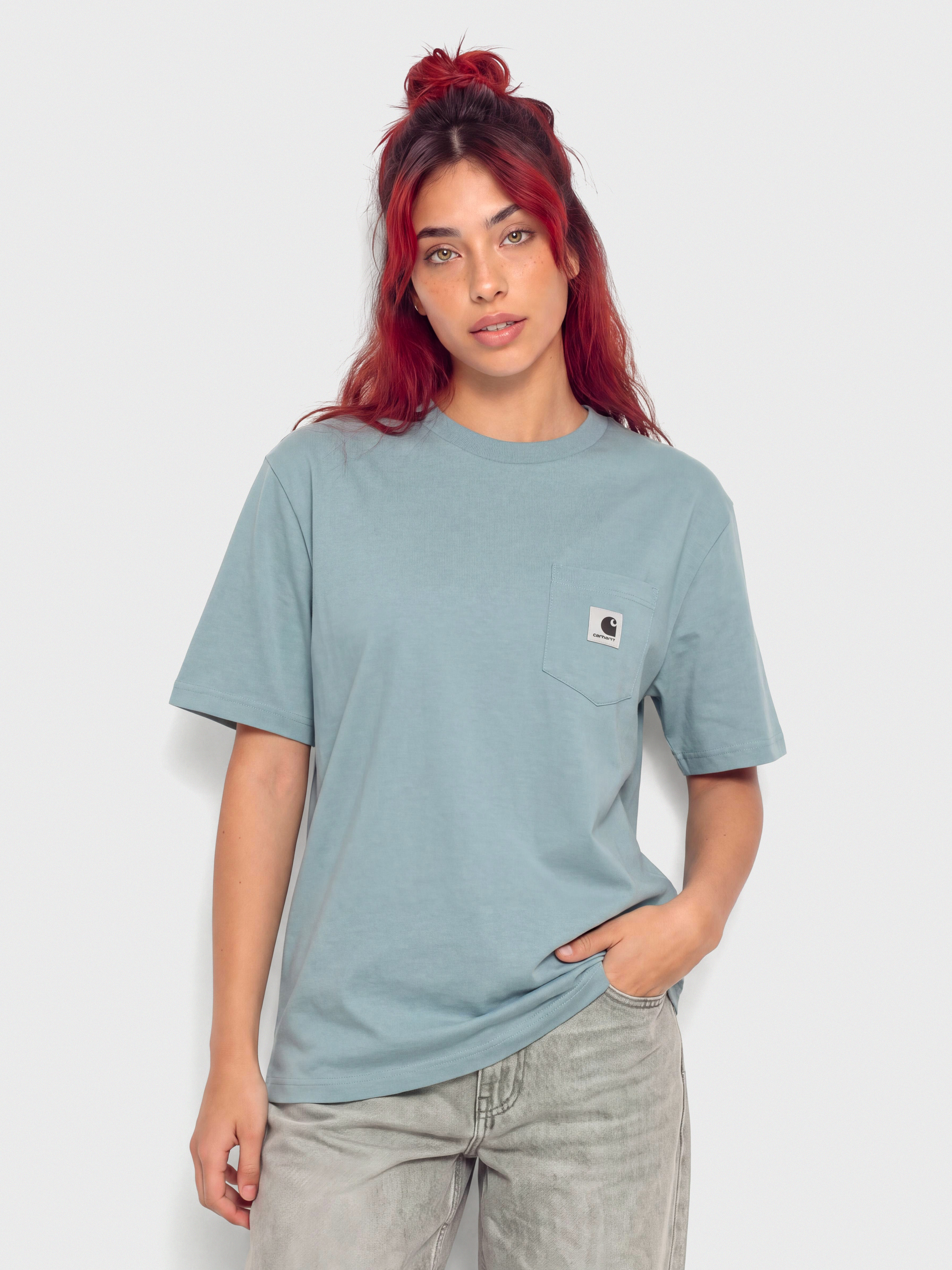 Tričko Carhartt WIP Pocket Wmn (citadel)