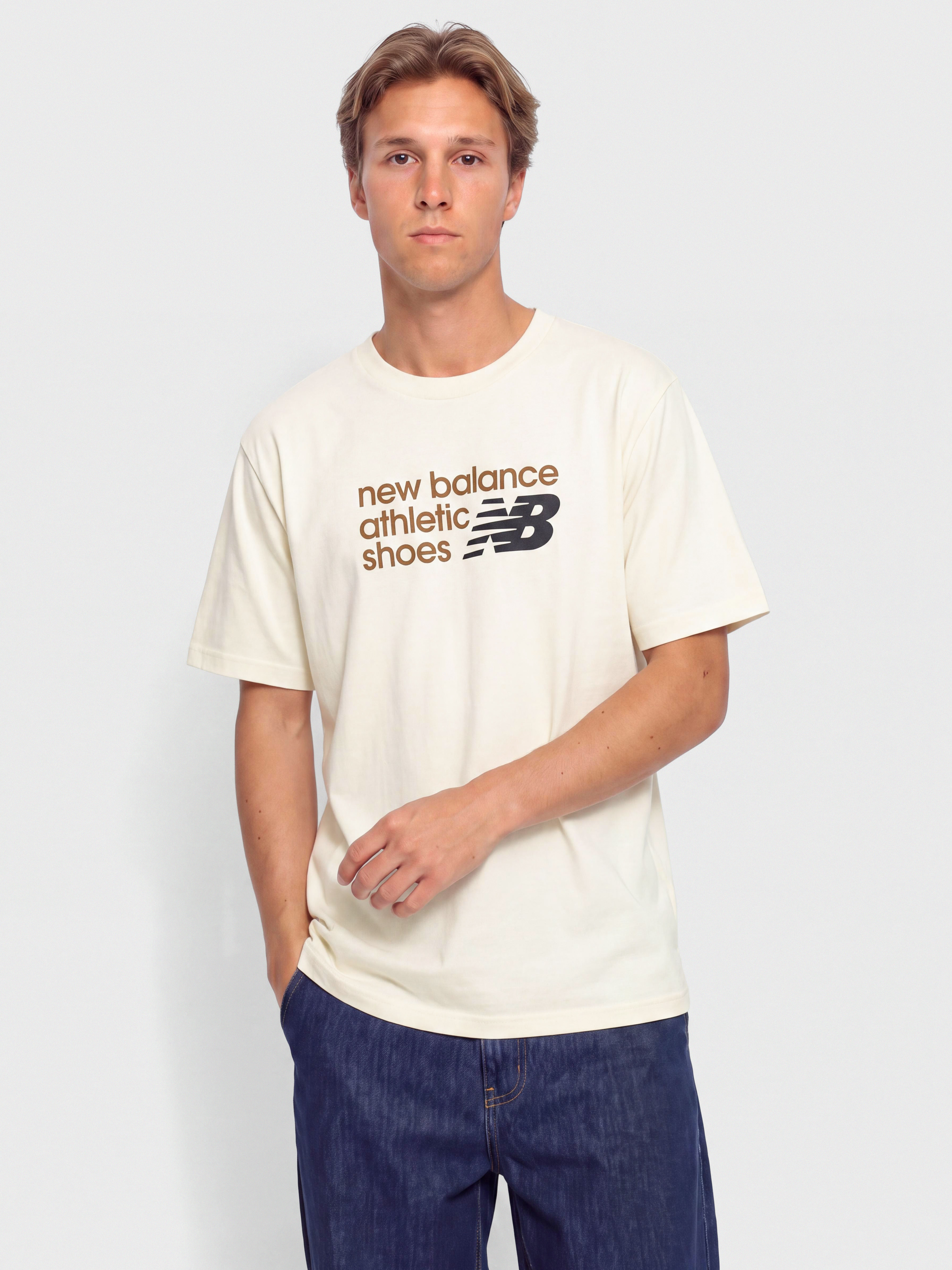 Tričko New Balance Athletics Premium Relaxed Chest Logo