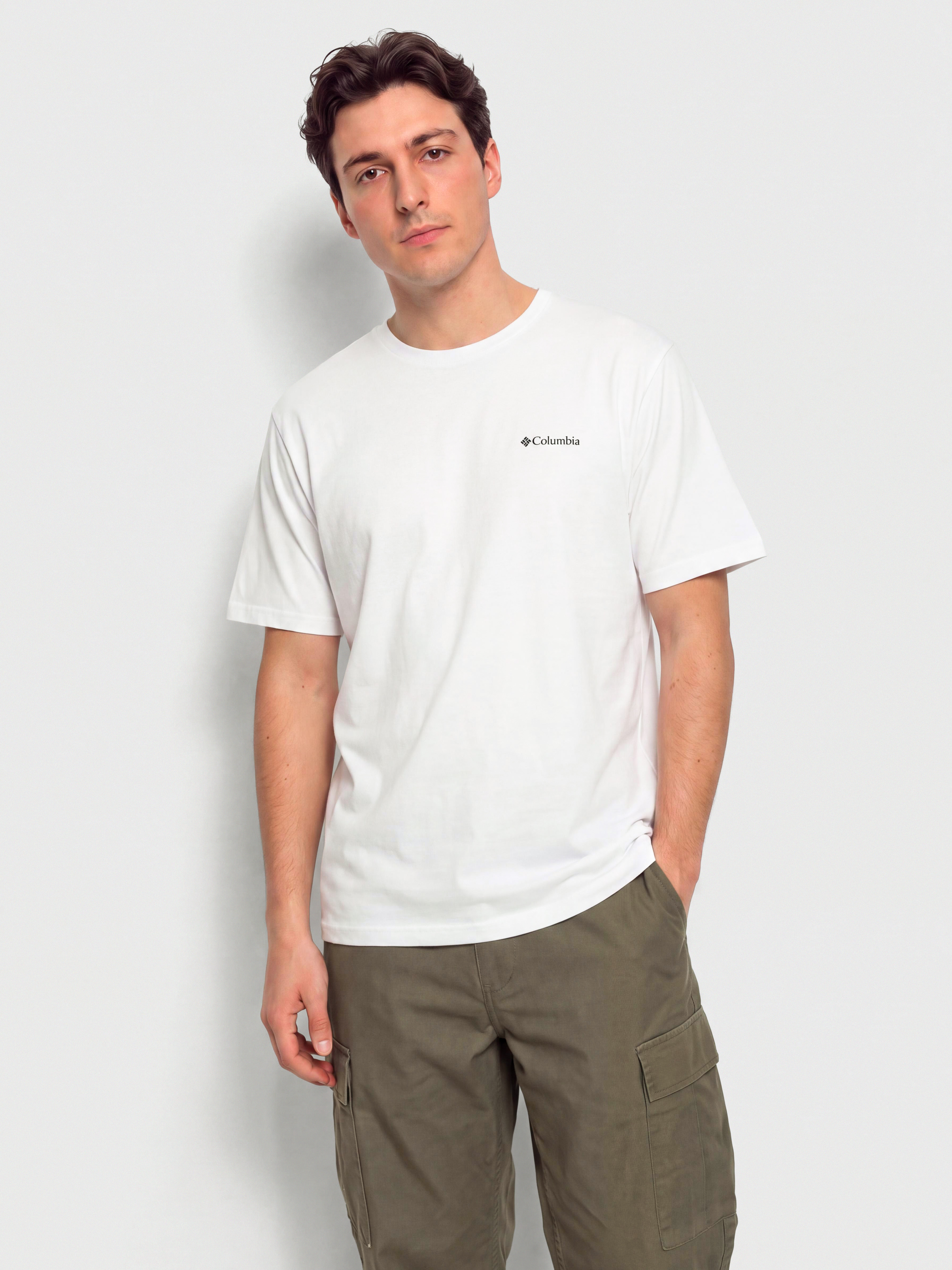 Tričko Columbia CSC Outdoor Back Graphic (white/naturall)