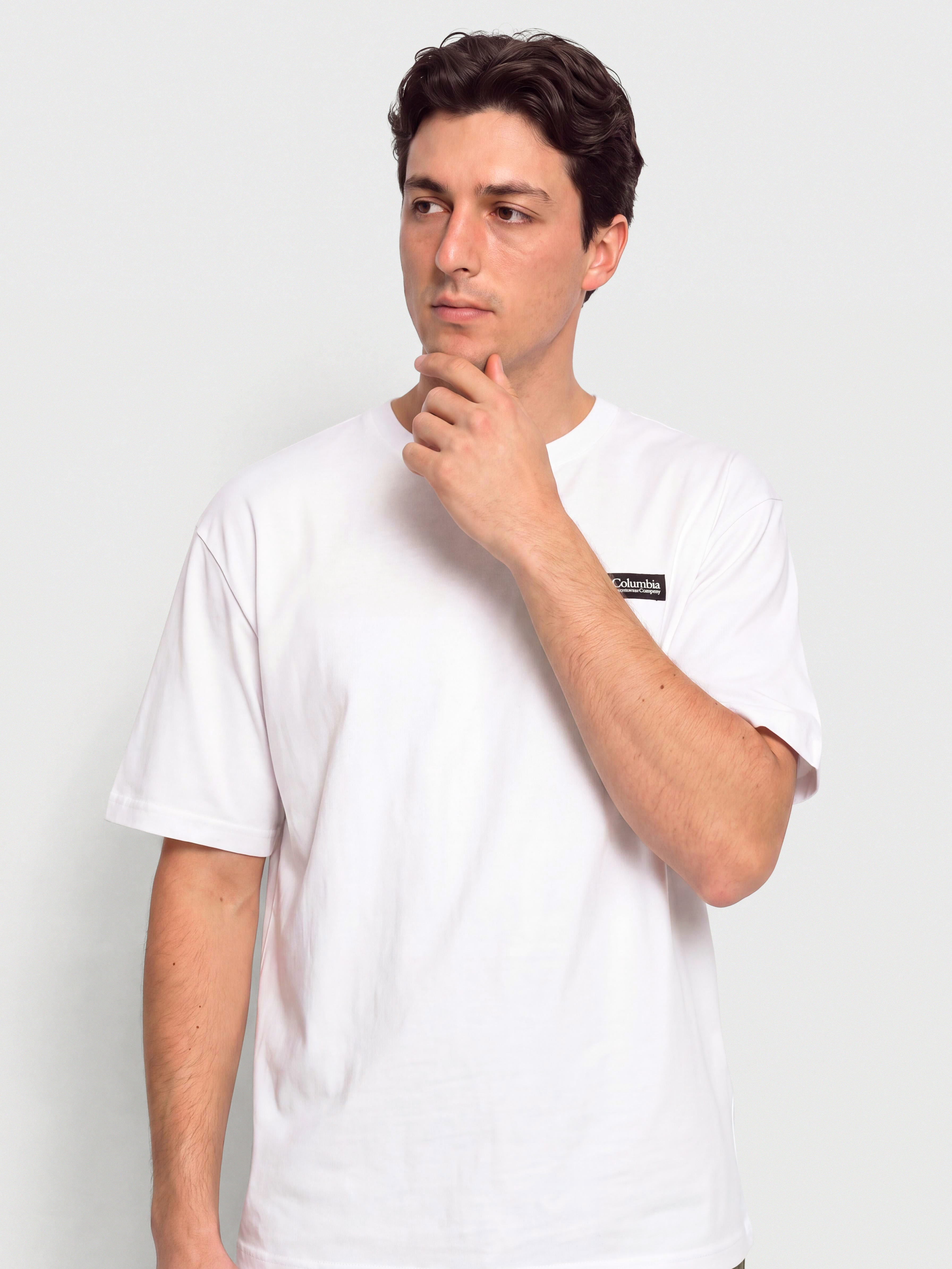 Tričko Columbia CSC Heavyweight Iconic (white/csc box logo)
