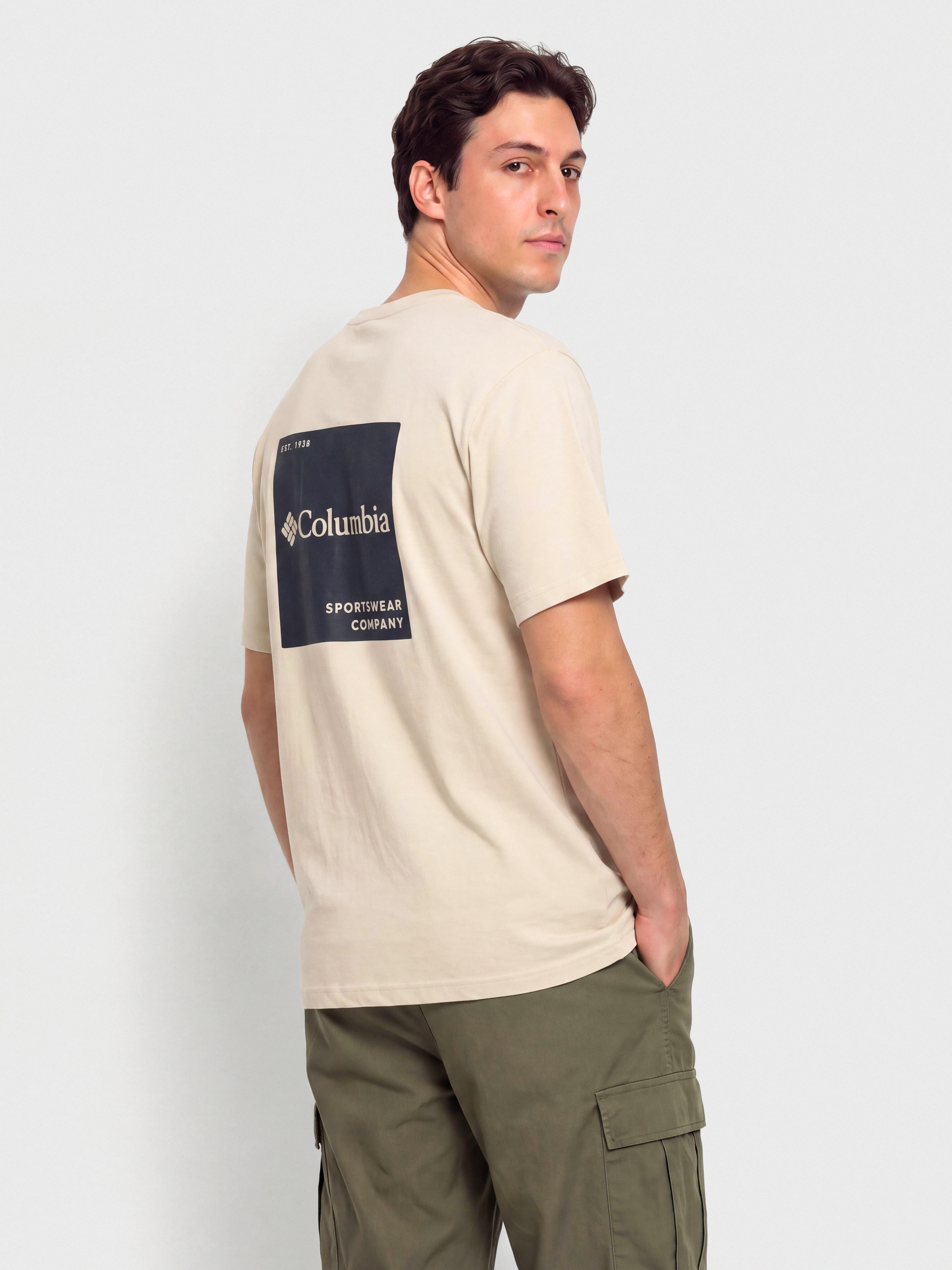 Triu010dko Columbia CSC Logo Back (dark stone/boxy brand)