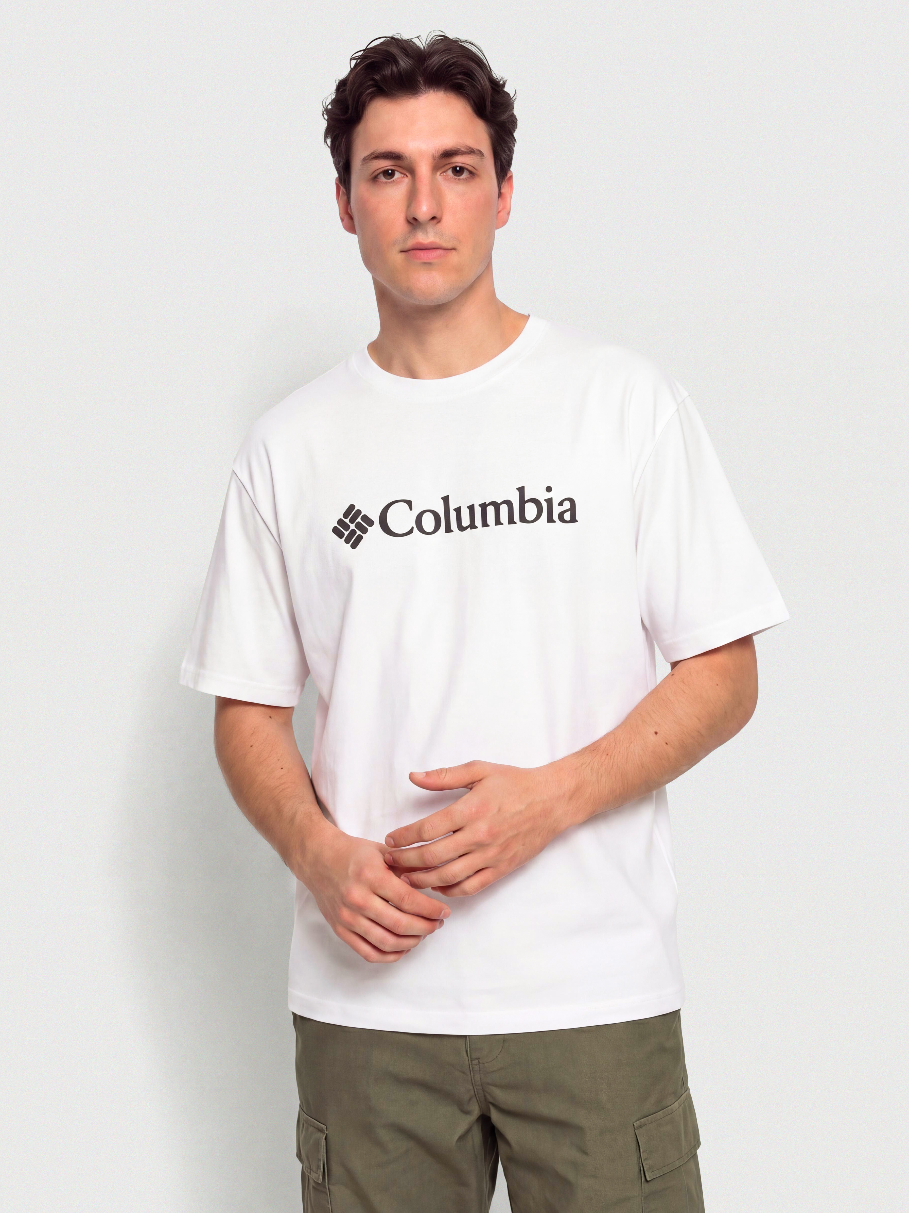 Tričko Columbia CSC Basic Logo (white/gem columbia)