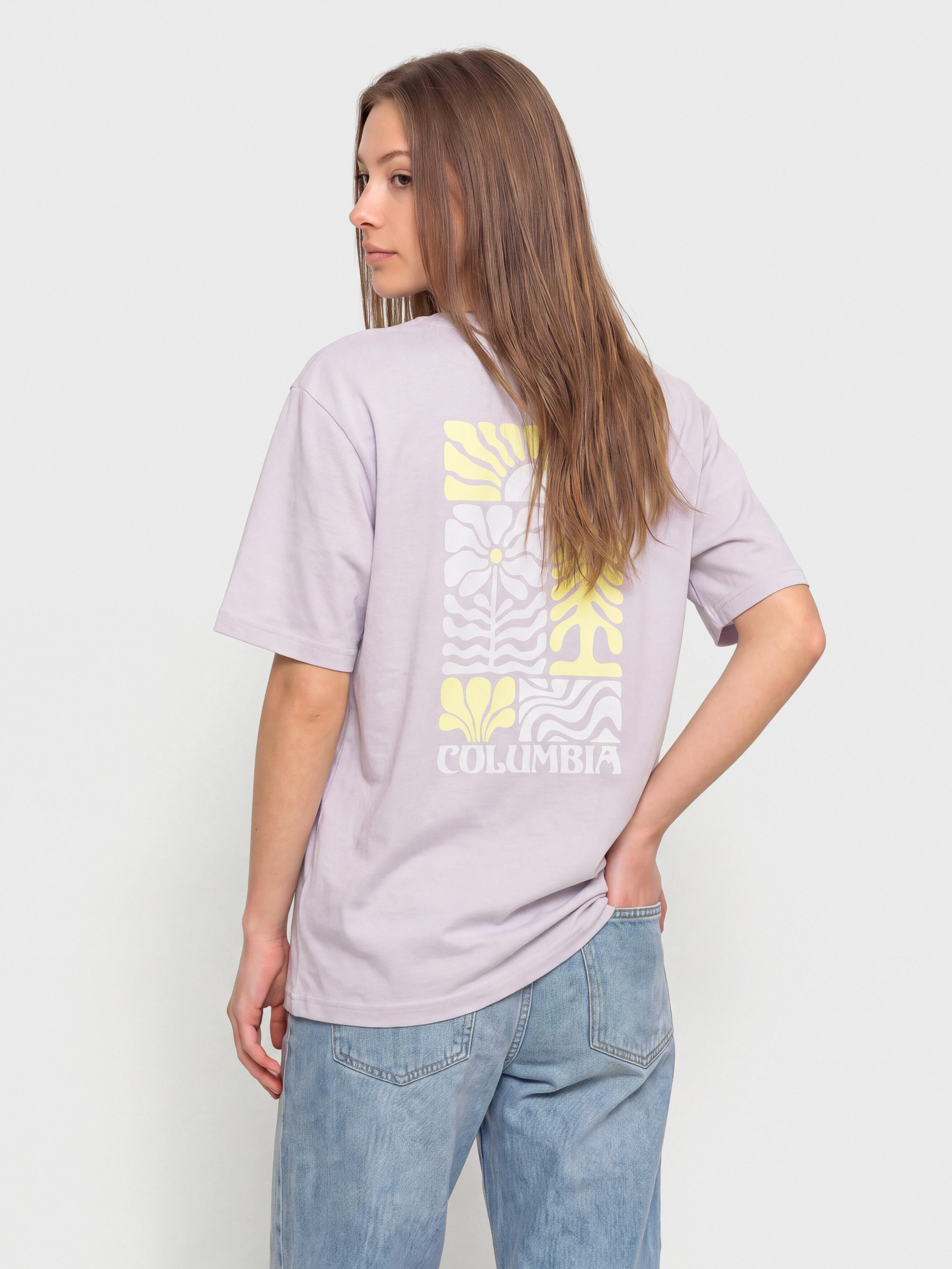 Triu010dko Columbia Rolling Bend Graphic Oversized Wmn (lavender pearl/floral groove)