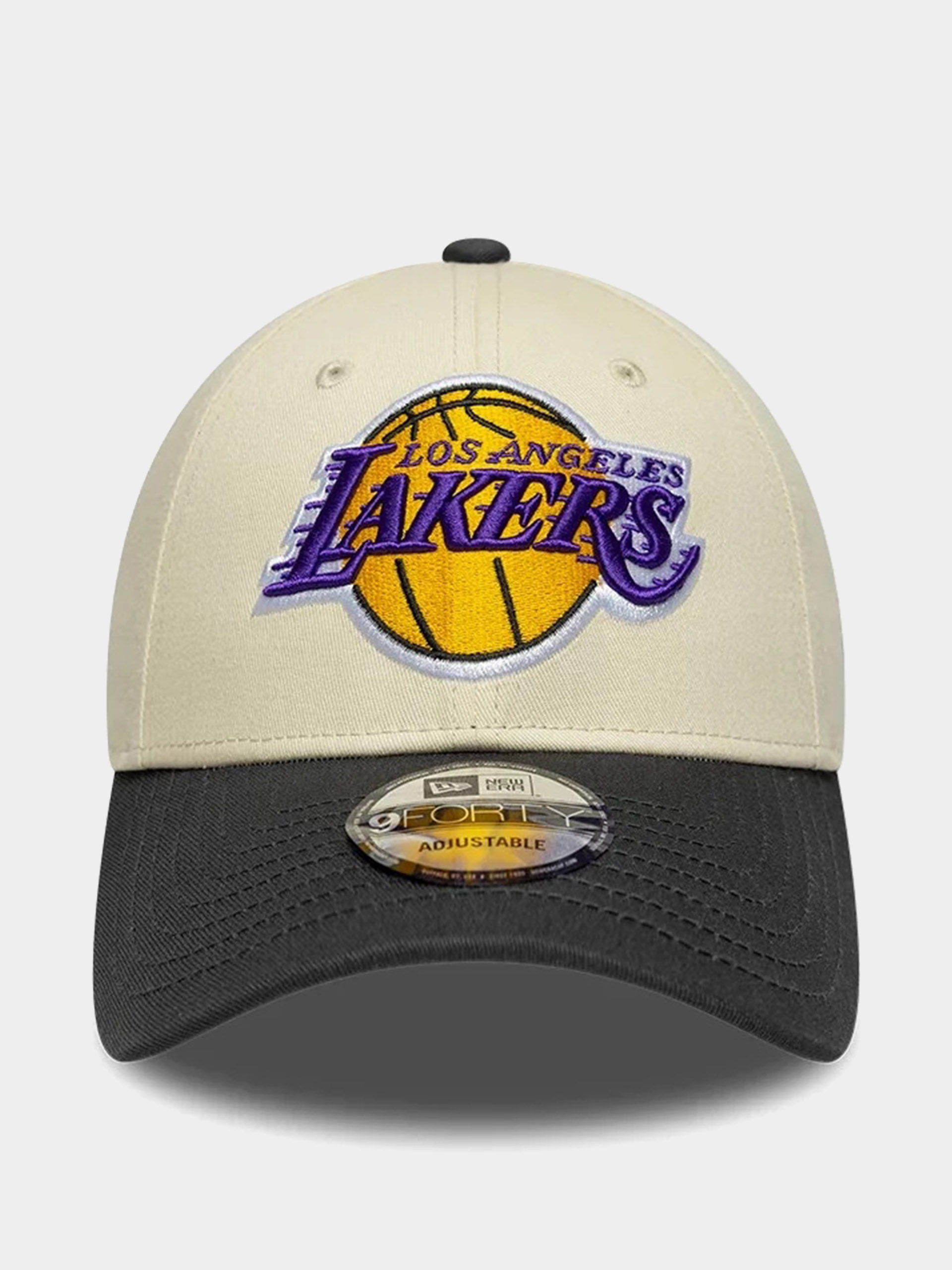 Kšiltovka  New Era Nba Colourblock 9Forty Los Angeles Lakers (light cream/grey)