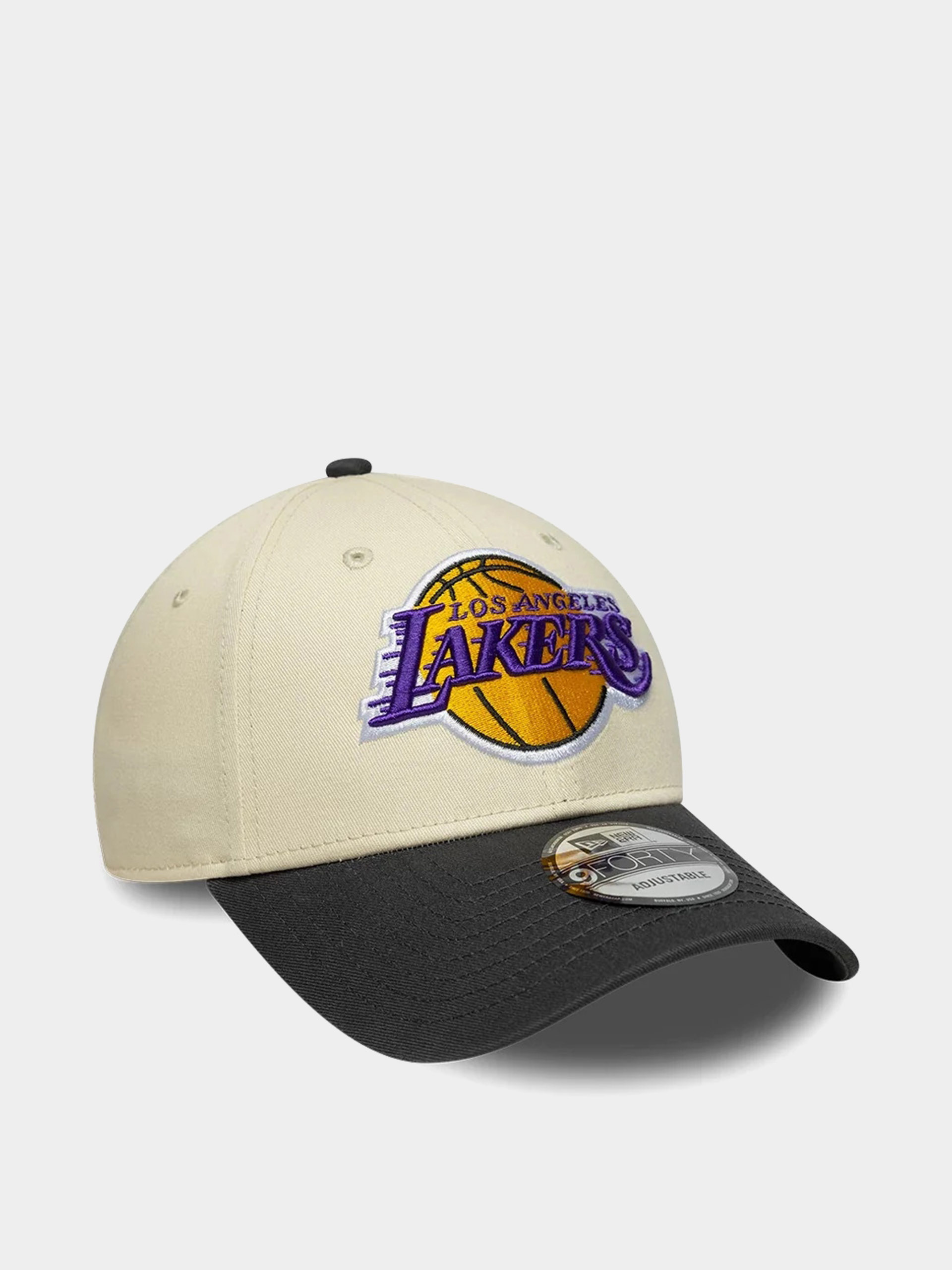Kšiltovka  New Era Nba Colourblock 9Forty Los Angeles Lakers (light cream/grey)