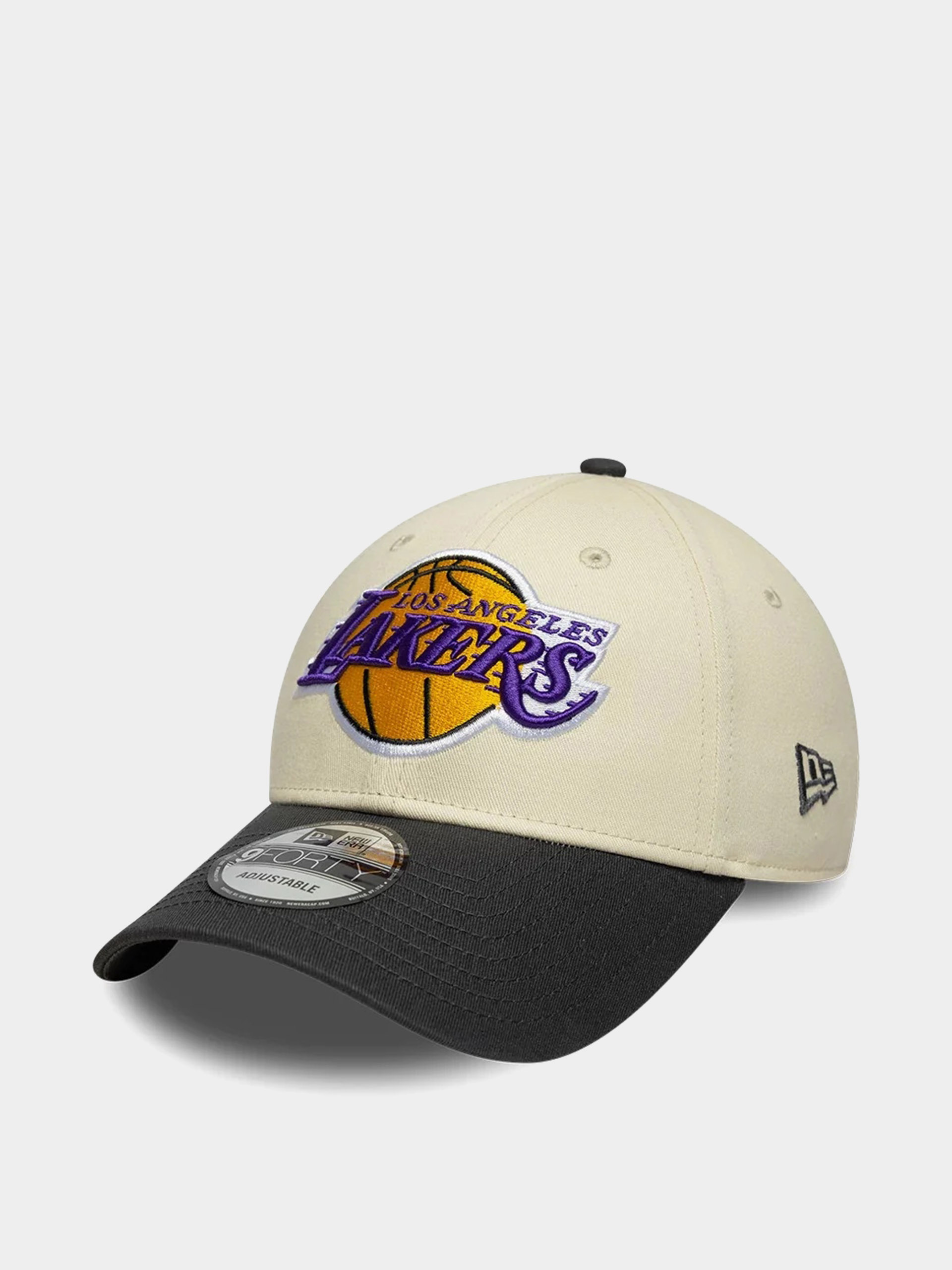 Kšiltovka  New Era Nba Colourblock 9Forty Los Angeles Lakers (light cream/grey)