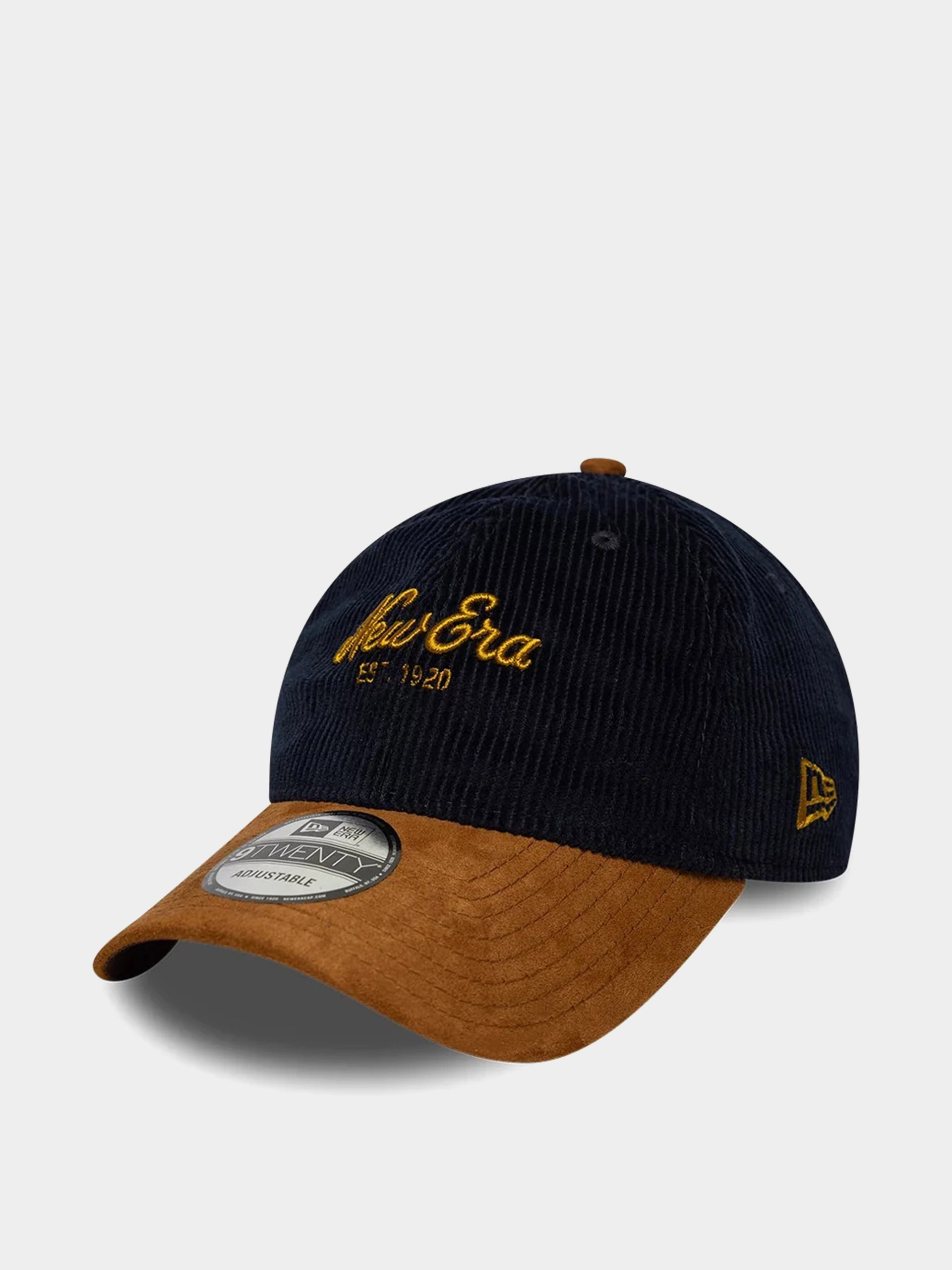 Kšiltovka  New Era Cord Mix 9Twenty (navy/brown)