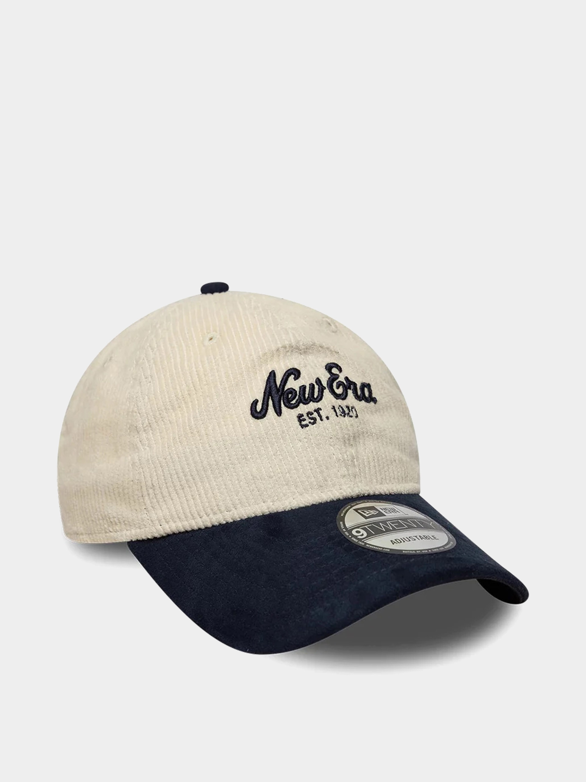 Kšiltovka  New Era Cord Mix 9Twenty (cream/navy)
