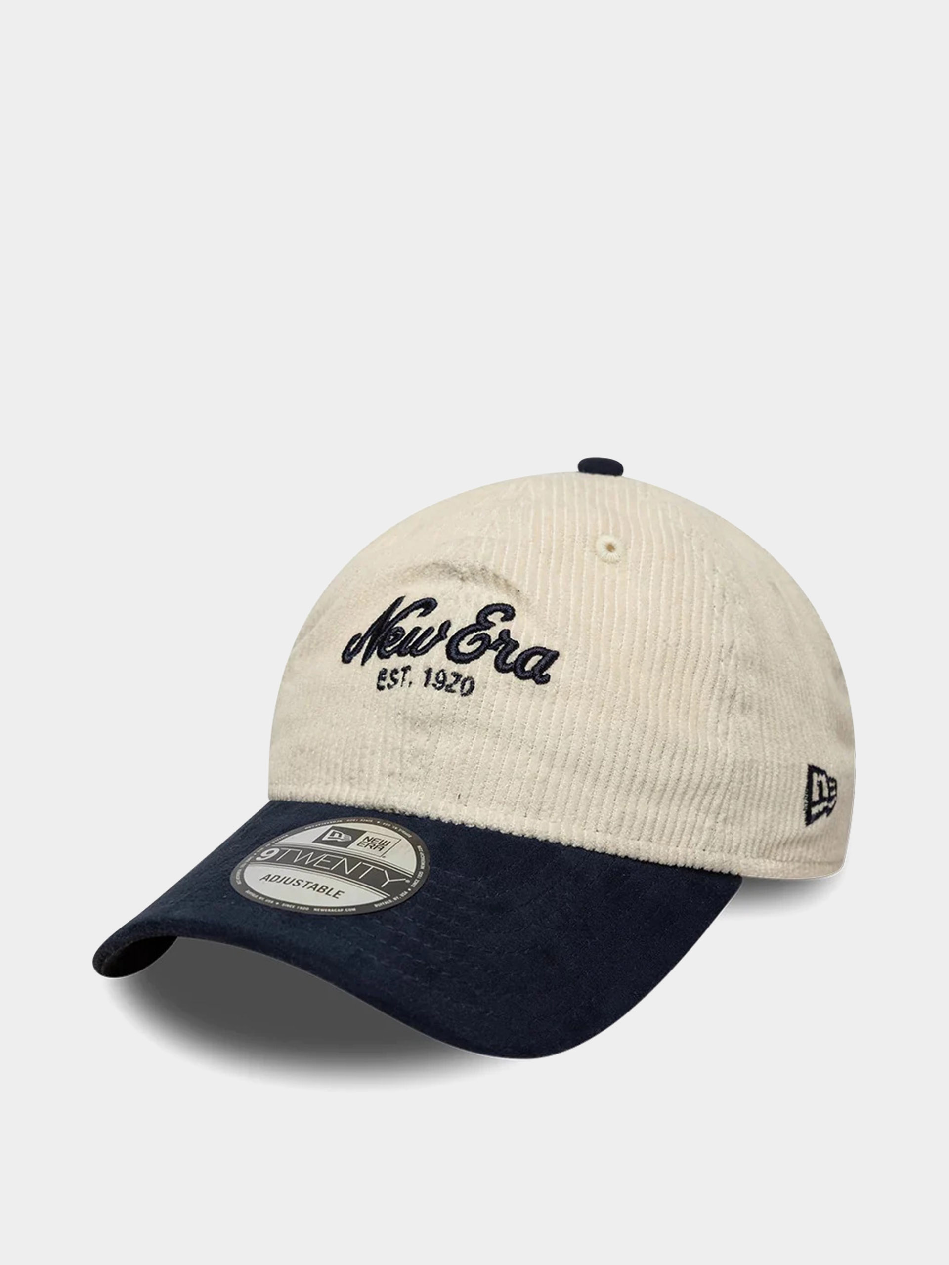 Kšiltovka  New Era Cord Mix 9Twenty (cream/navy)