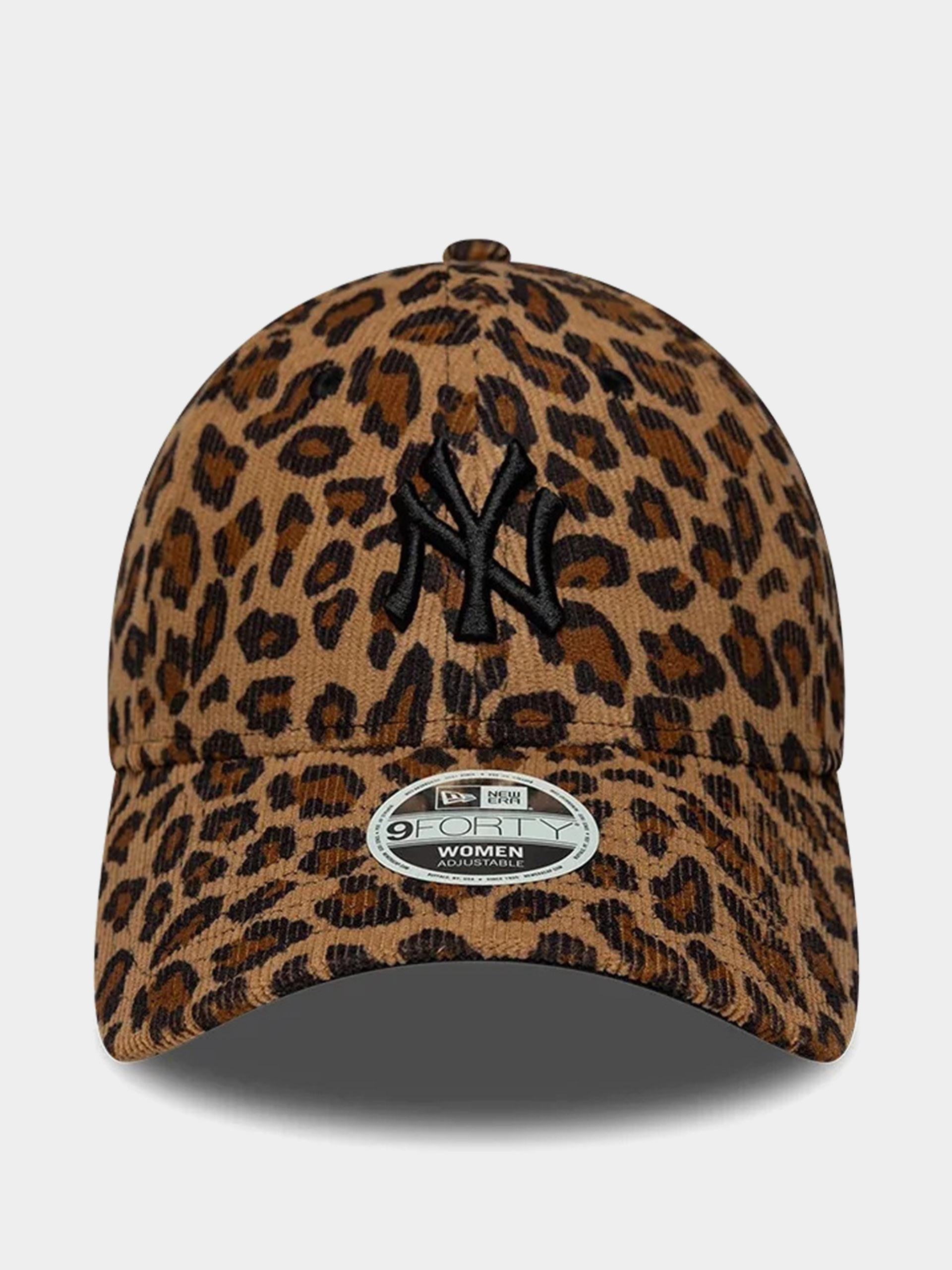 Kšiltovka  New Era Leopard Cord 9Forty New York Yankees Wmn (leo brown)