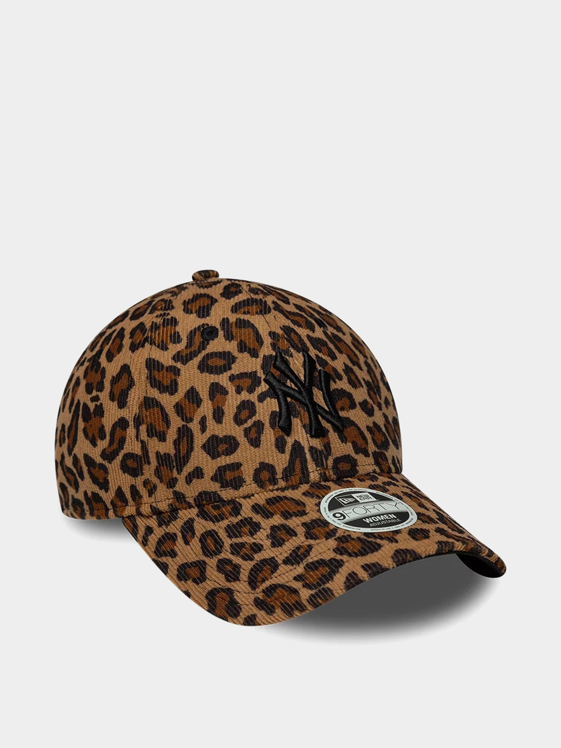Kšiltovka  New Era Leopard Cord 9Forty New York Yankees Wmn (leo brown)