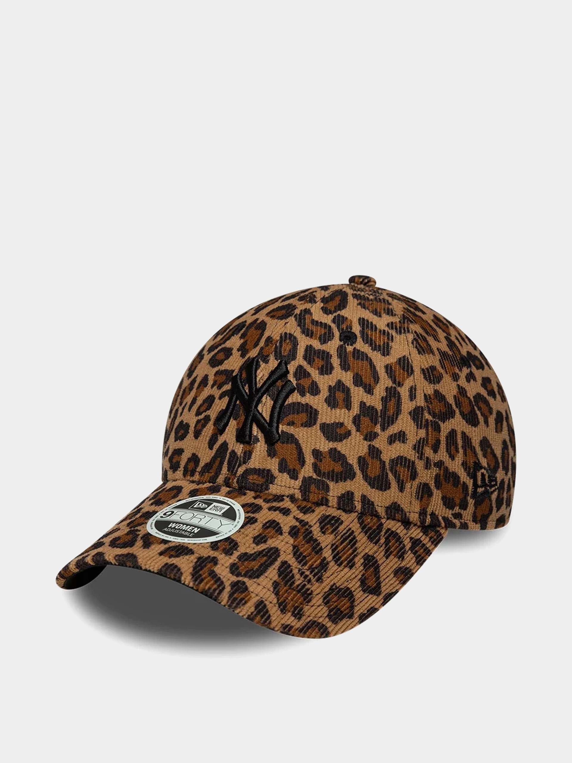 Kšiltovka  New Era Leopard Cord 9Forty New York Yankees Wmn (leo brown)