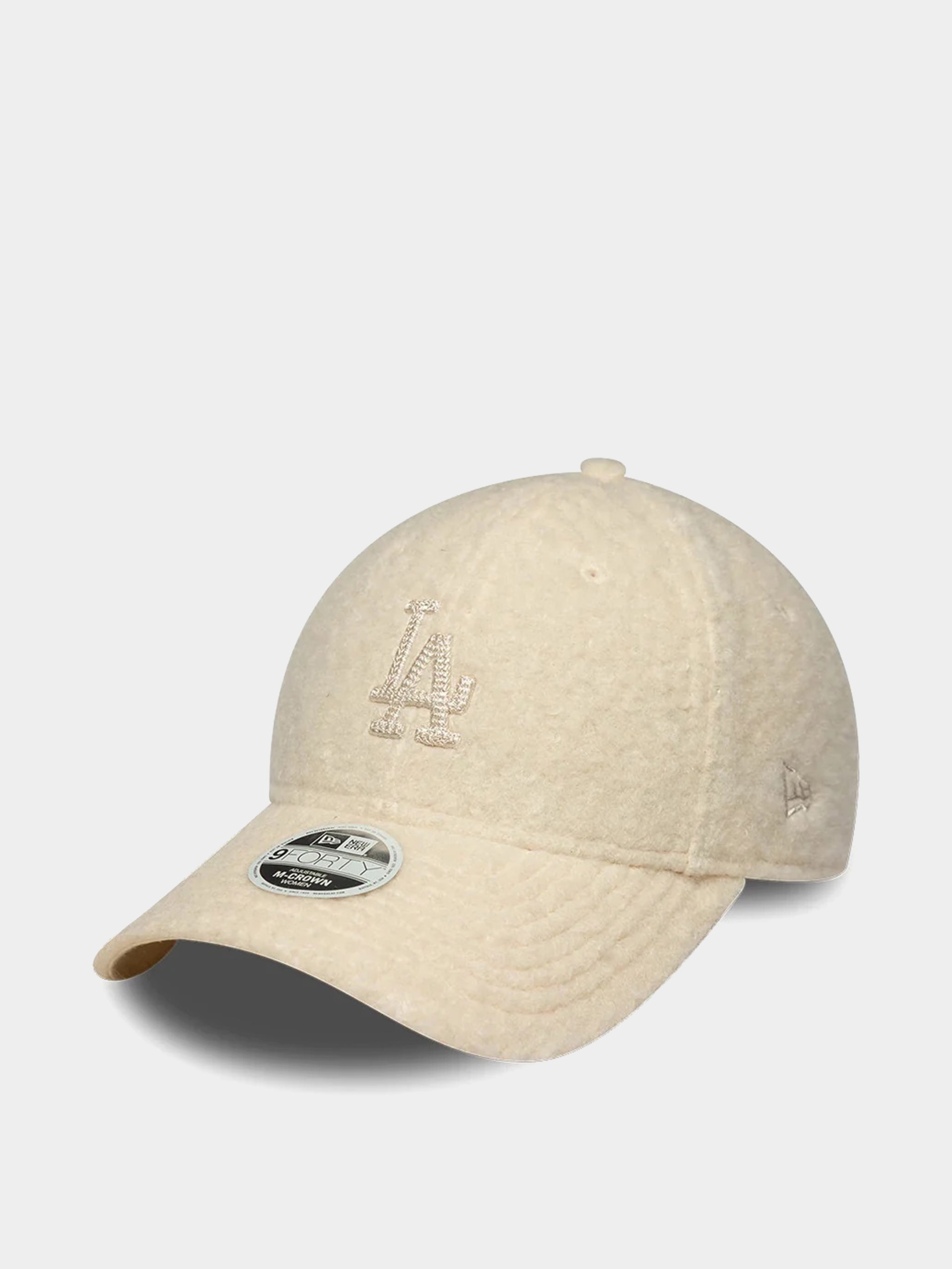 Kšiltovka  New Era Winter Borg 9Forty Mc Los Angeles Dodgers Wmn (light cream)