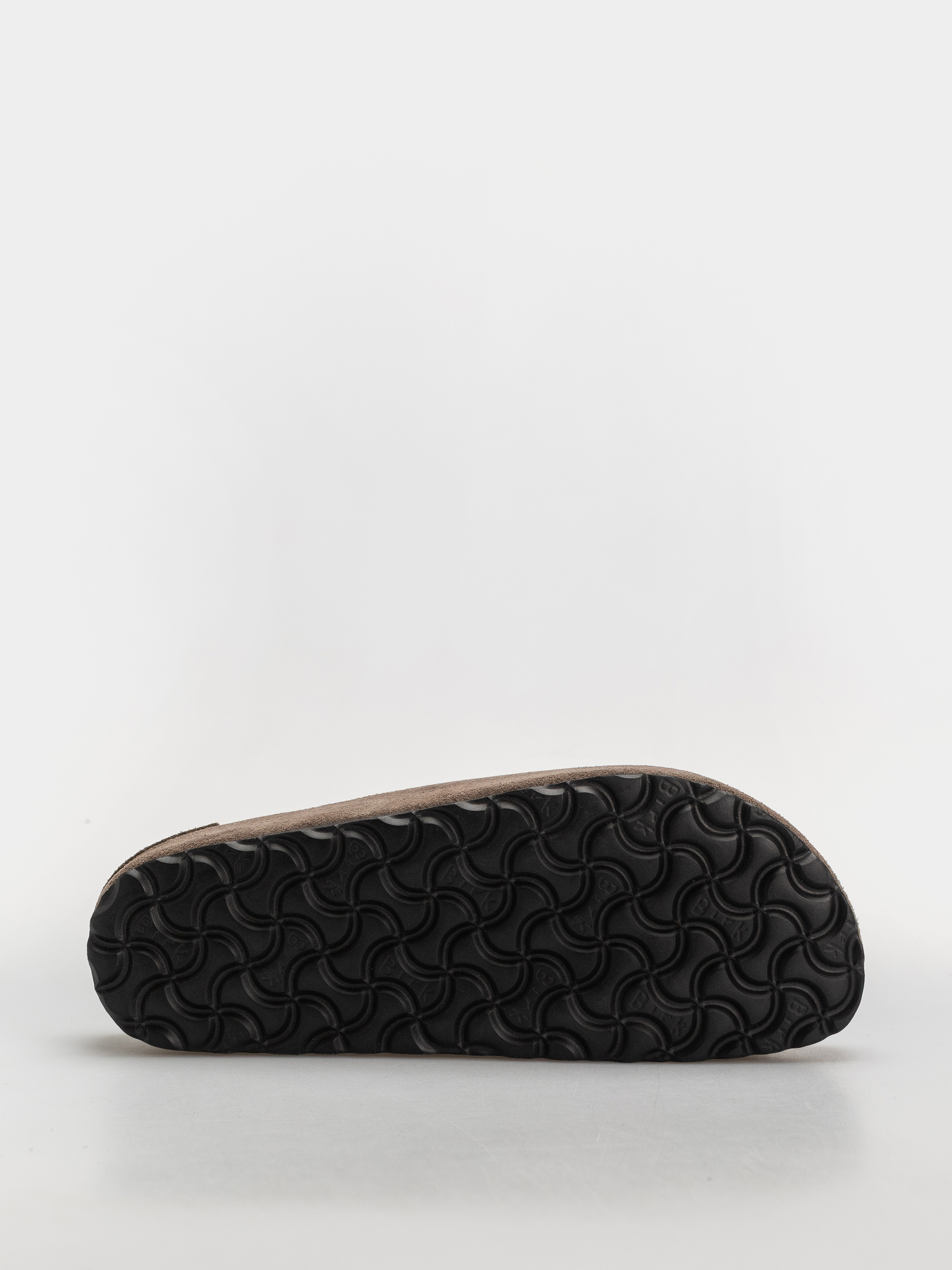 Plážovky Birkenstock Naples Wrapped Suede Leather Narrow (concrete gray)