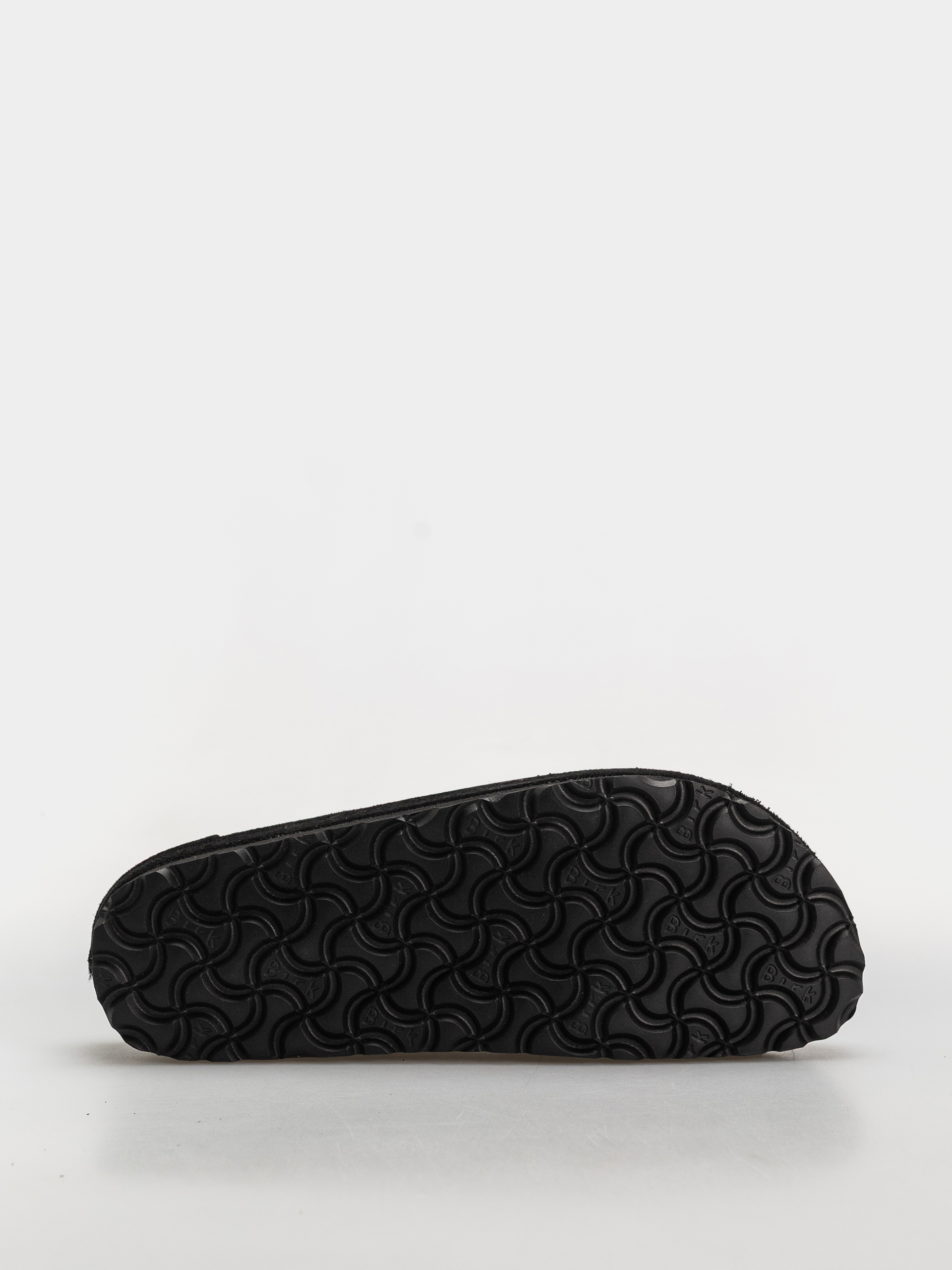 Plážovky Birkenstock Naples Wrapped Suede Leather Narrow (black)