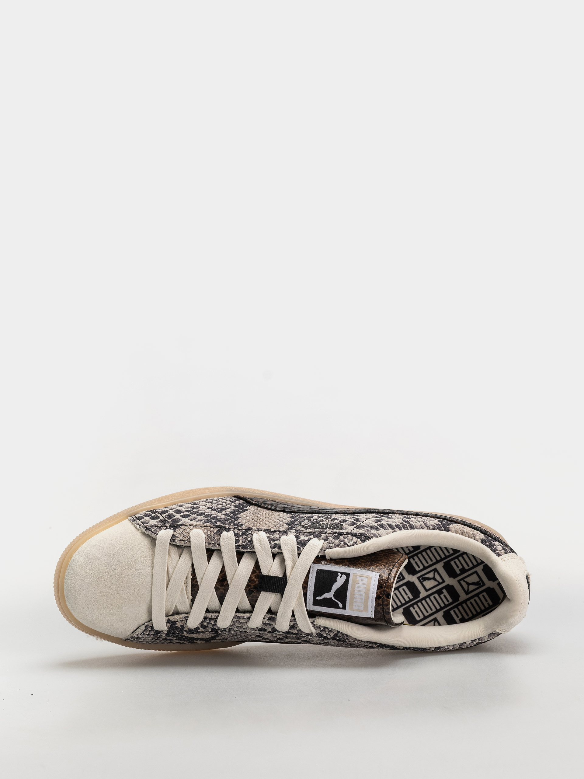 Boty Puma Suede Snake (frosted ivory/puma black)