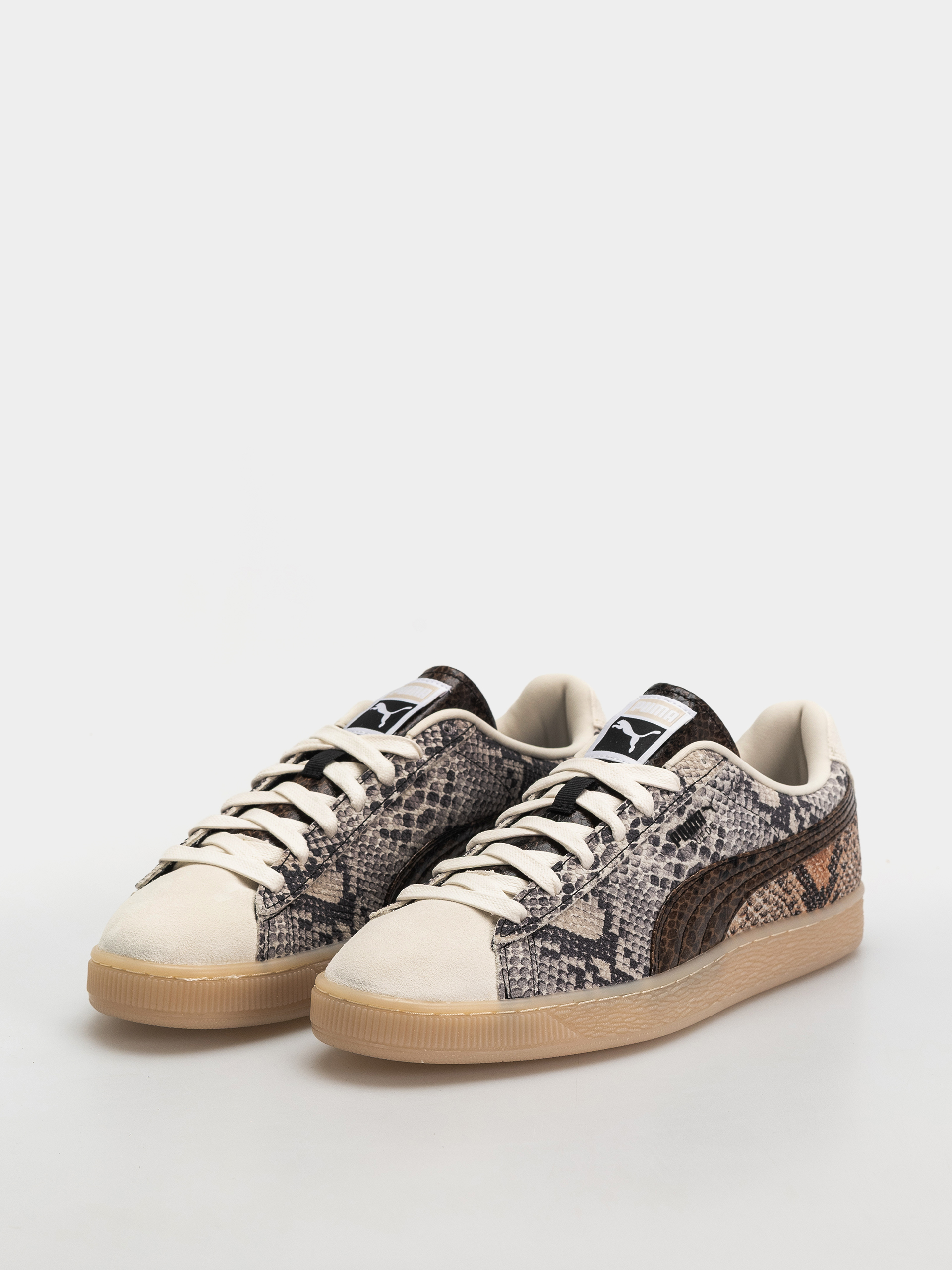 Boty Puma Suede Snake (frosted ivory/puma black)