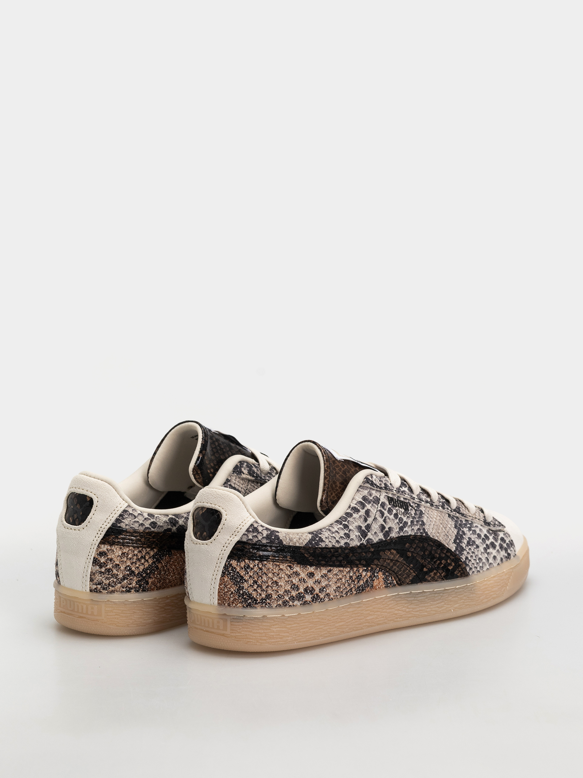 Boty Puma Suede Snake (frosted ivory/puma black)