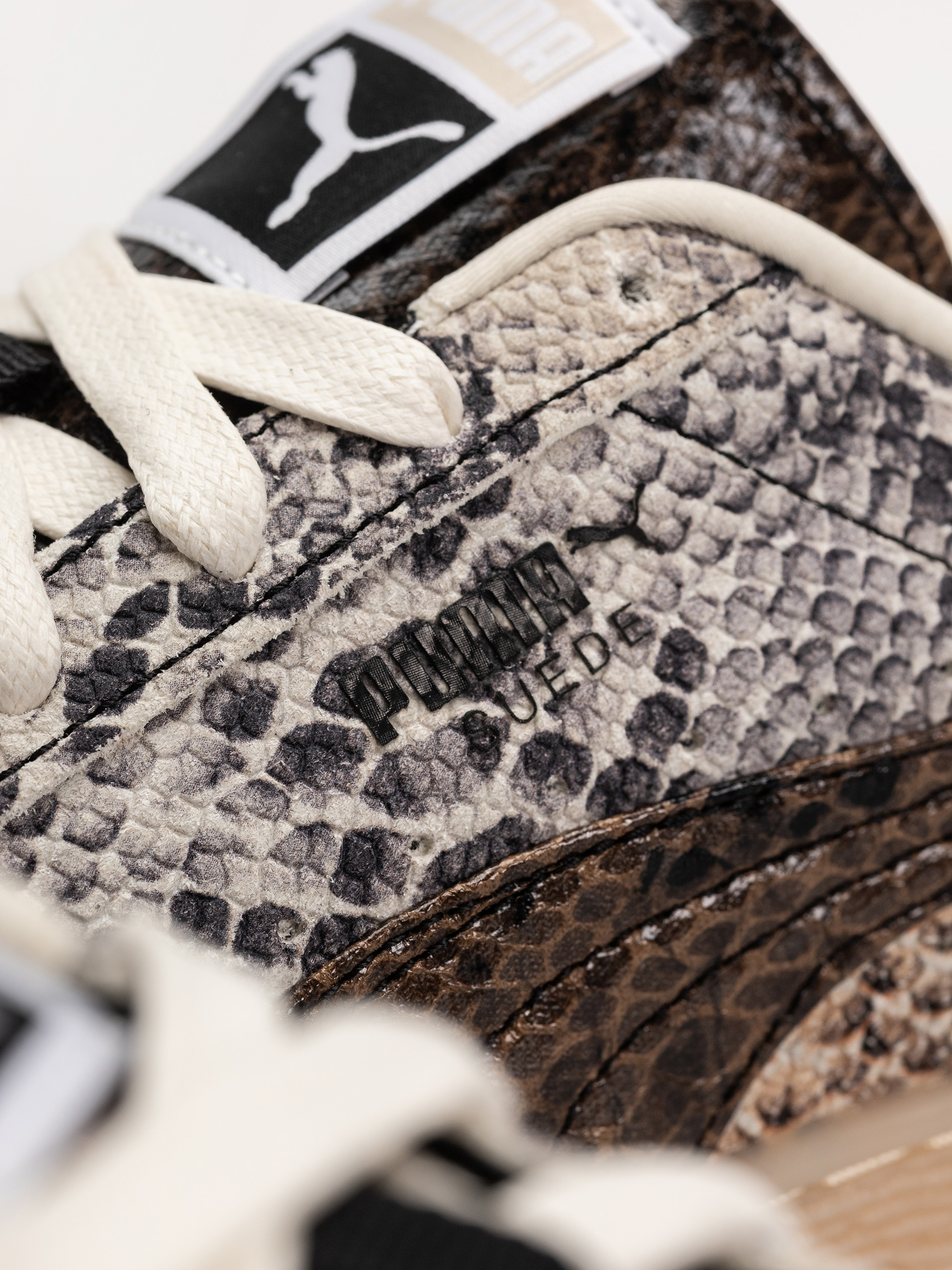Boty Puma Suede Snake (frosted ivory/puma black)