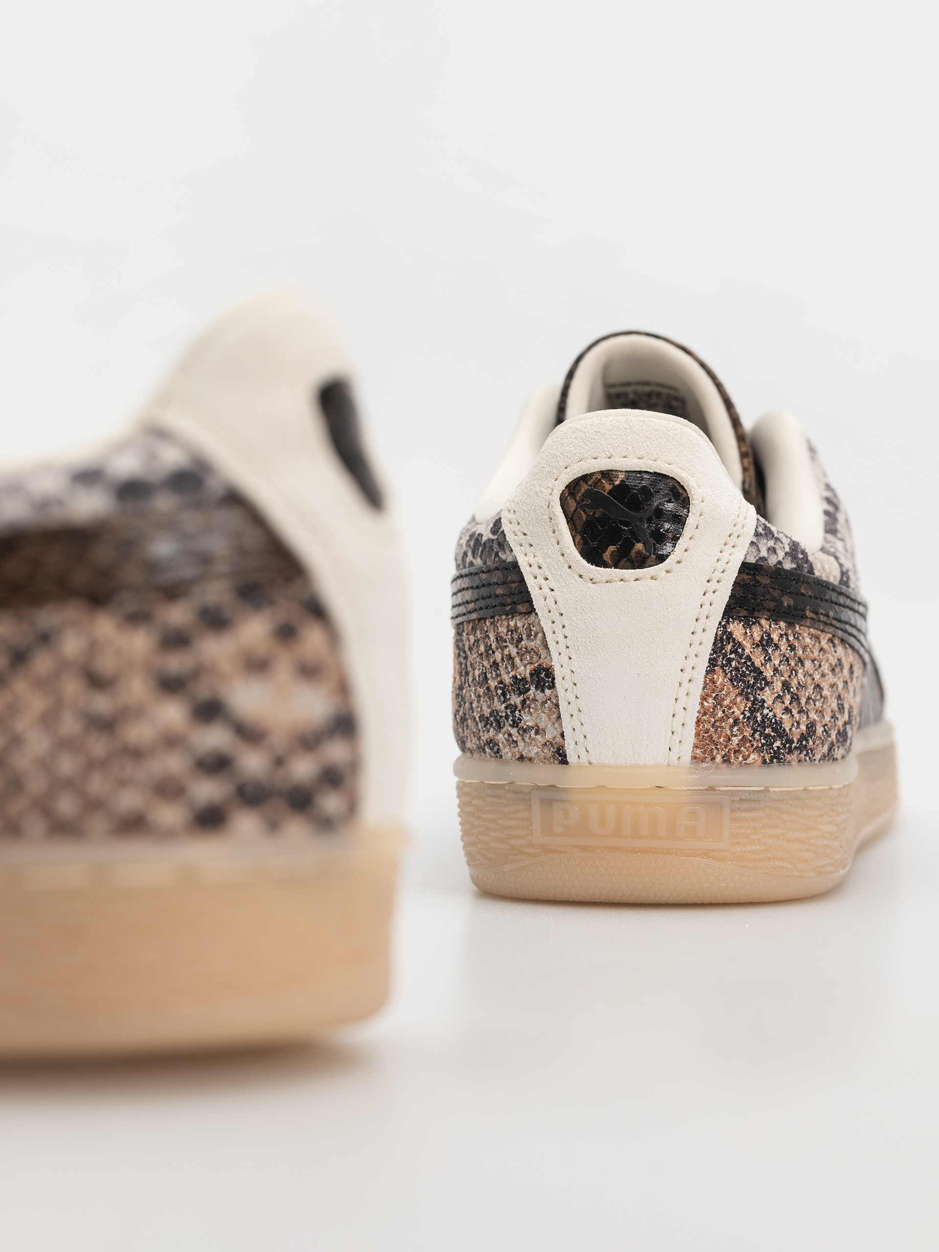 Boty Puma Suede Snake (frosted ivory/puma black)