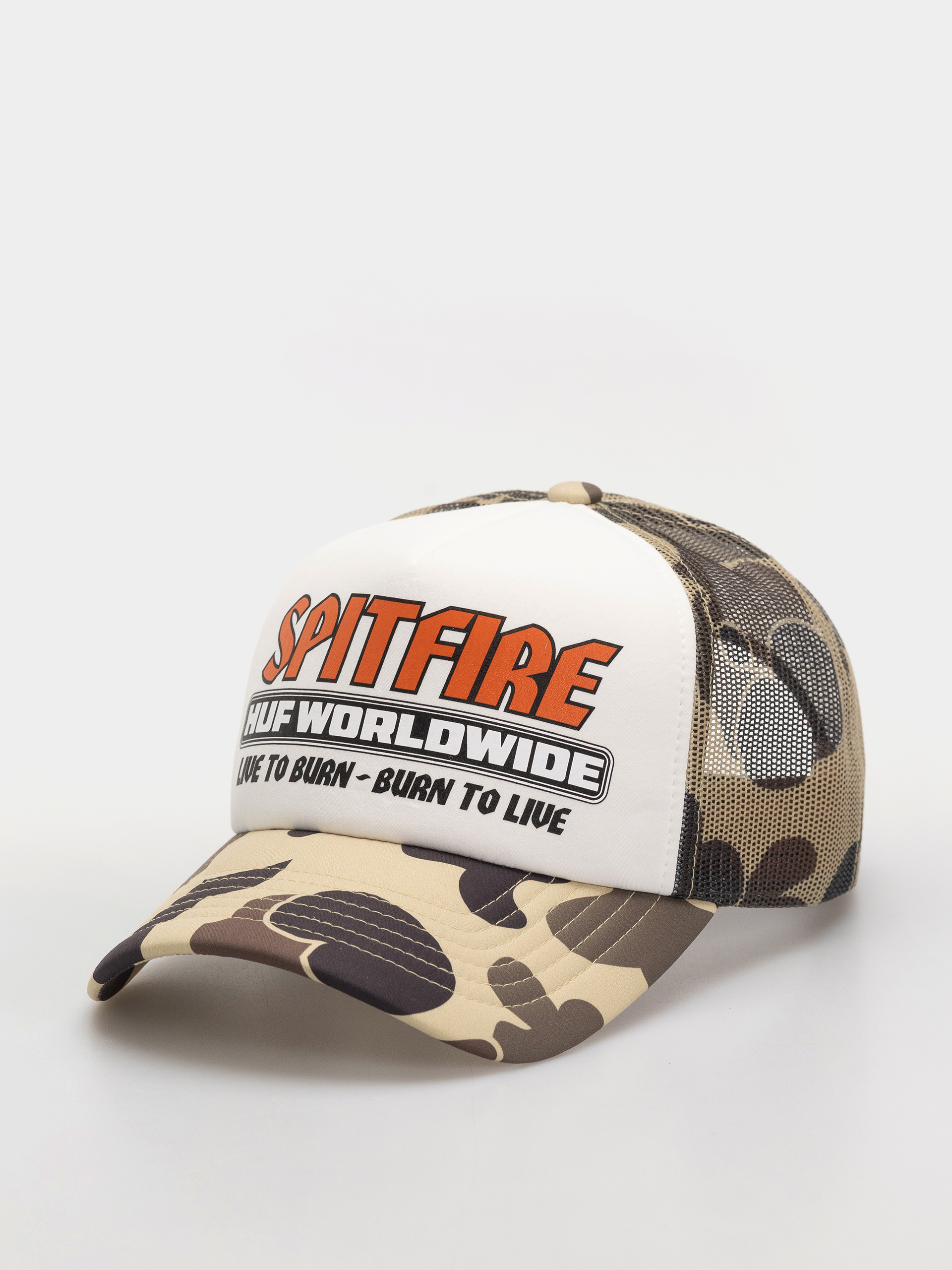 Kšiltovka  HUF X Spitfire Burn Forever (camo)
