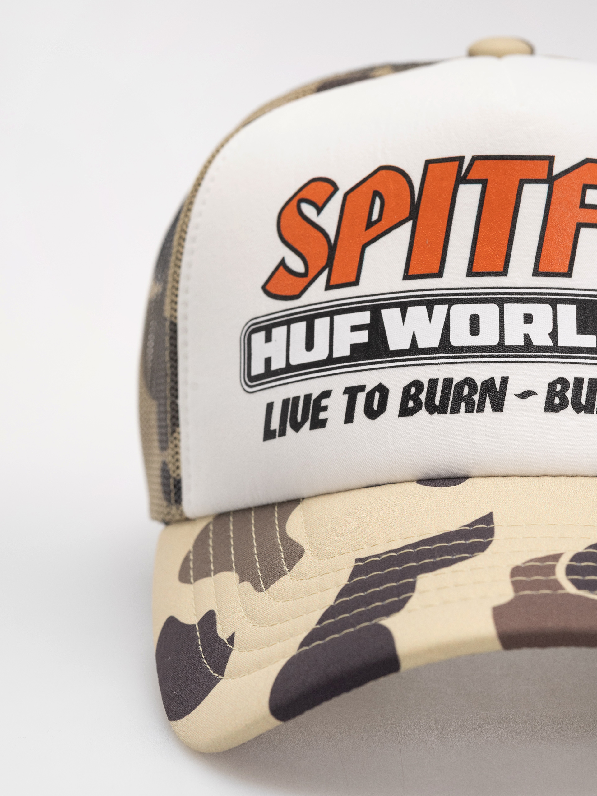 Kšiltovka  HUF X Spitfire Burn Forever (camo)