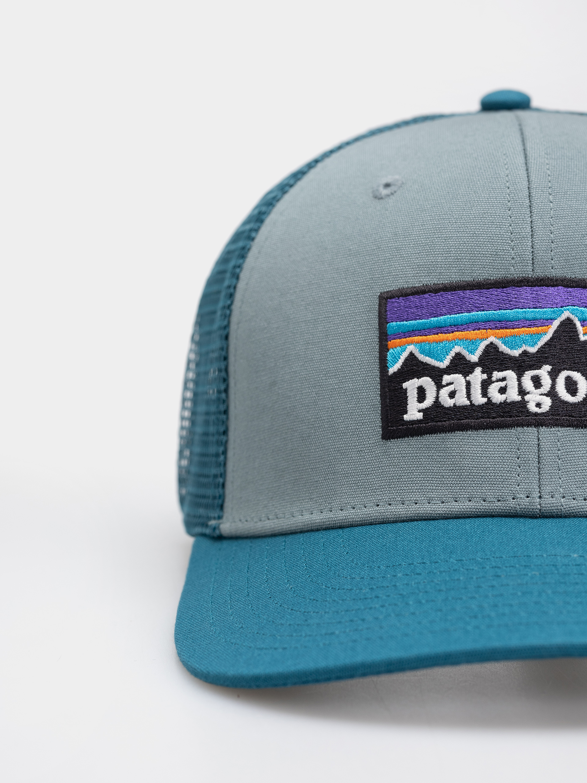 Kšiltovka  Patagonia P 6 Logo Trucker (blue sage)