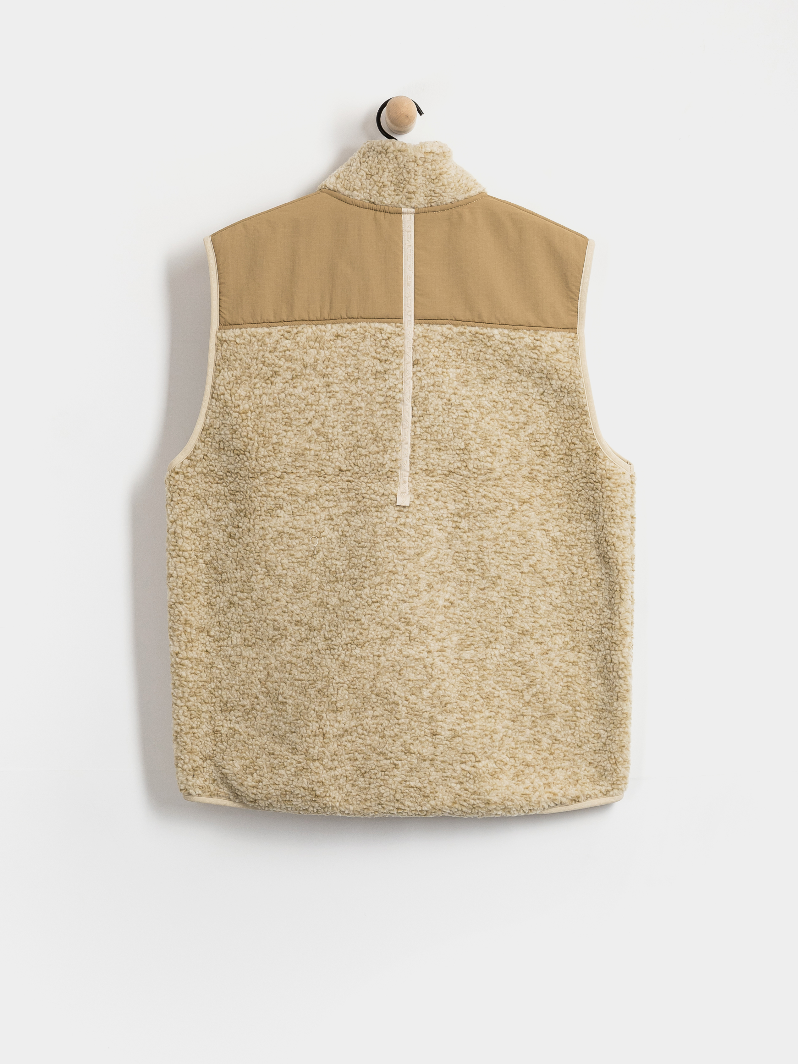 Pánský Fleecová mikina Quiksilver Shallow Water Gilet (peyote heather swallow water)