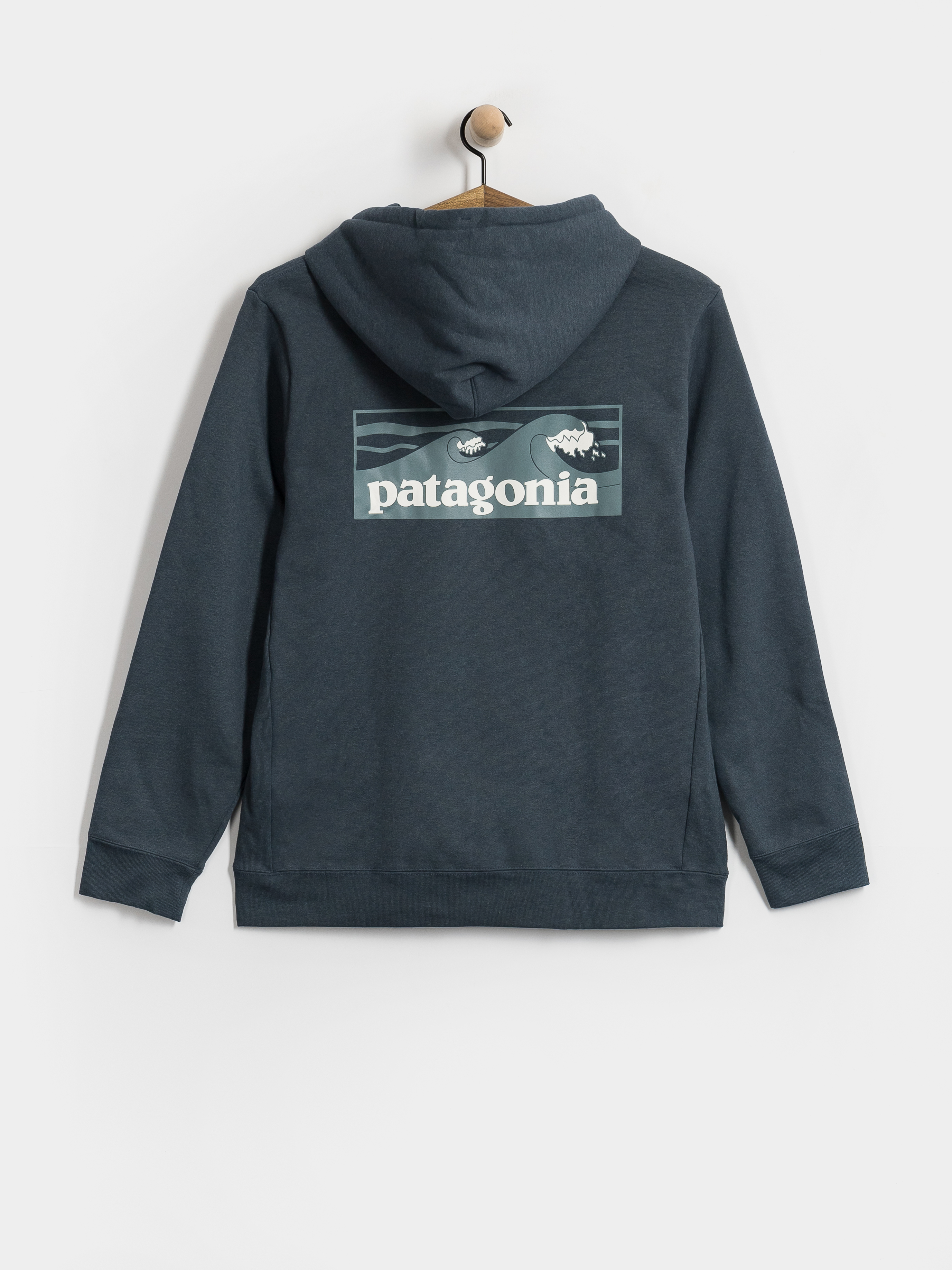 Mikina s kapucí Patagonia Boardshort Logo Uprisal HD (summit blue)