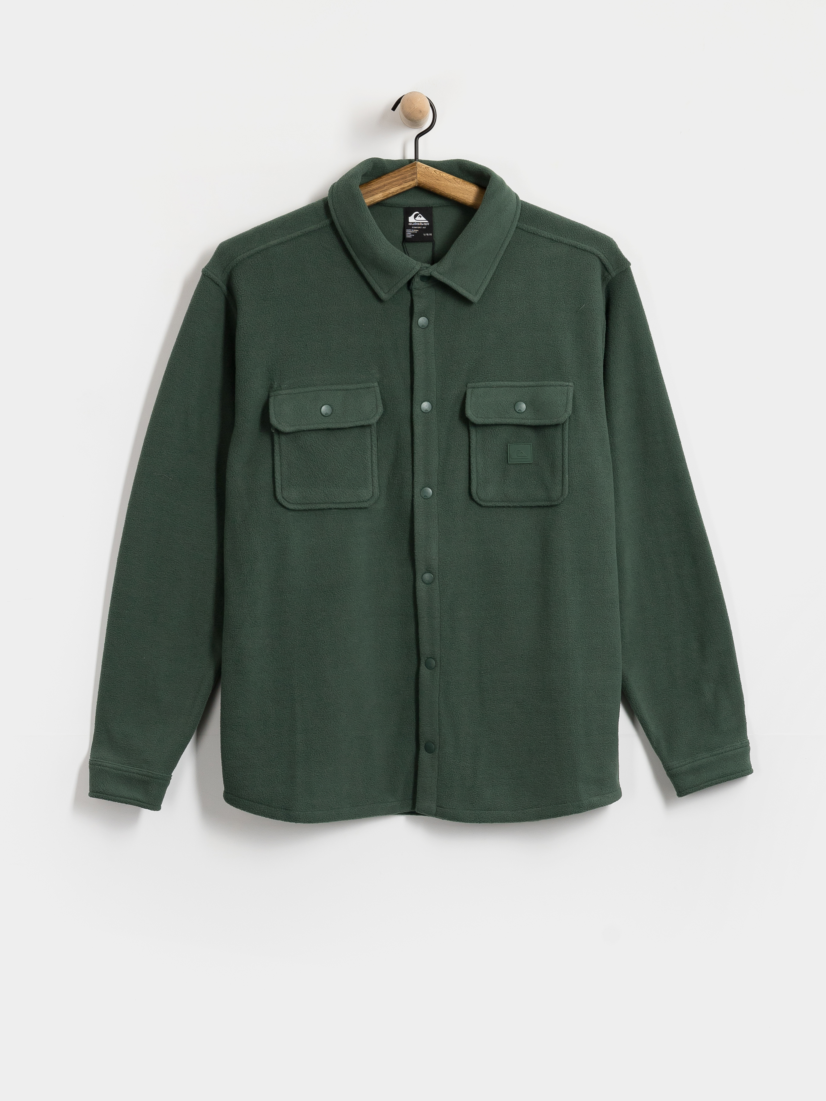 Fleecovu00e1 mikina Quiksilver Venture Polar Fleece Shirt (forest)