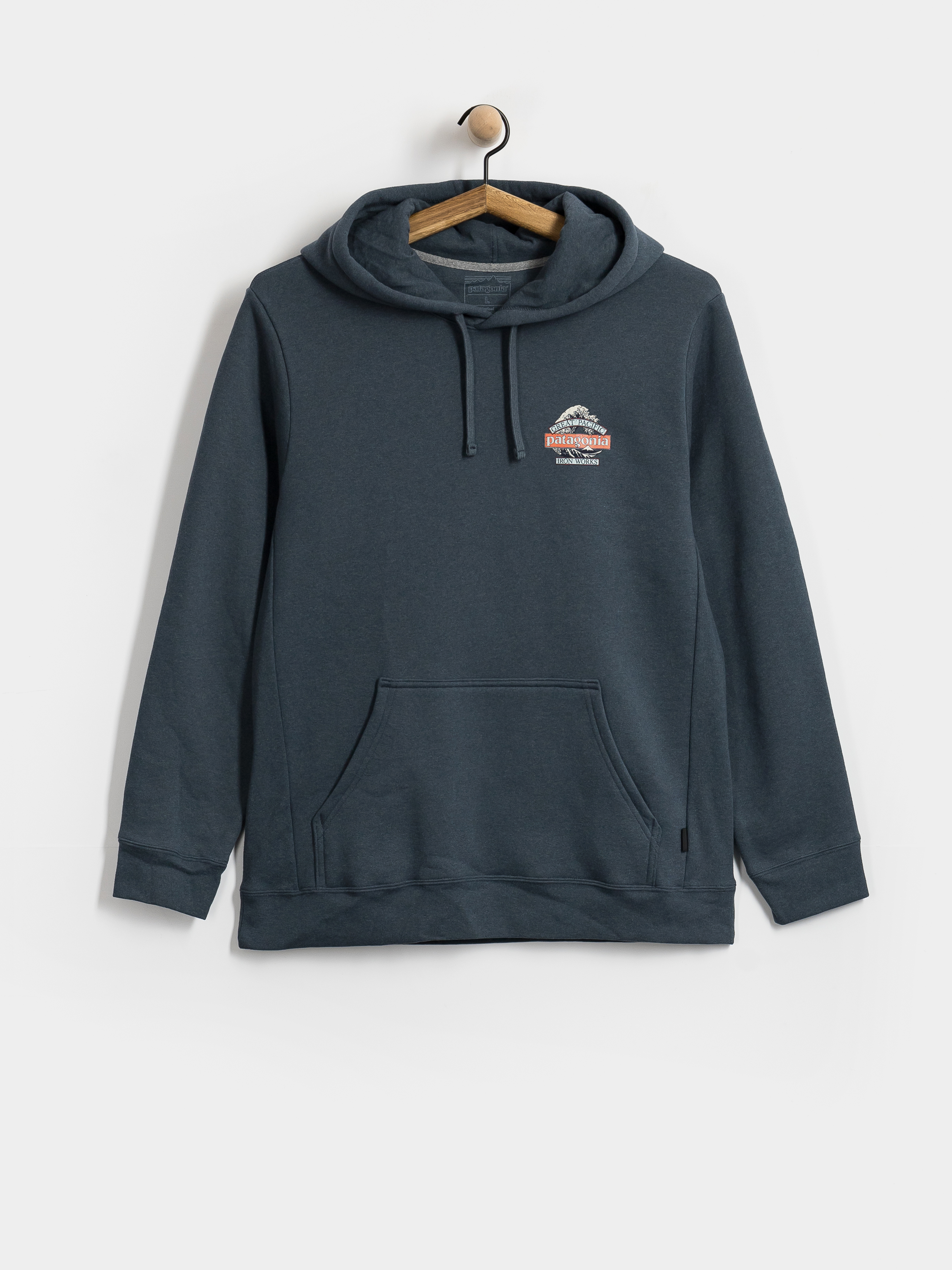 Mikina s kapucí Patagonia Great Waves Uprisal HD (summit blue)