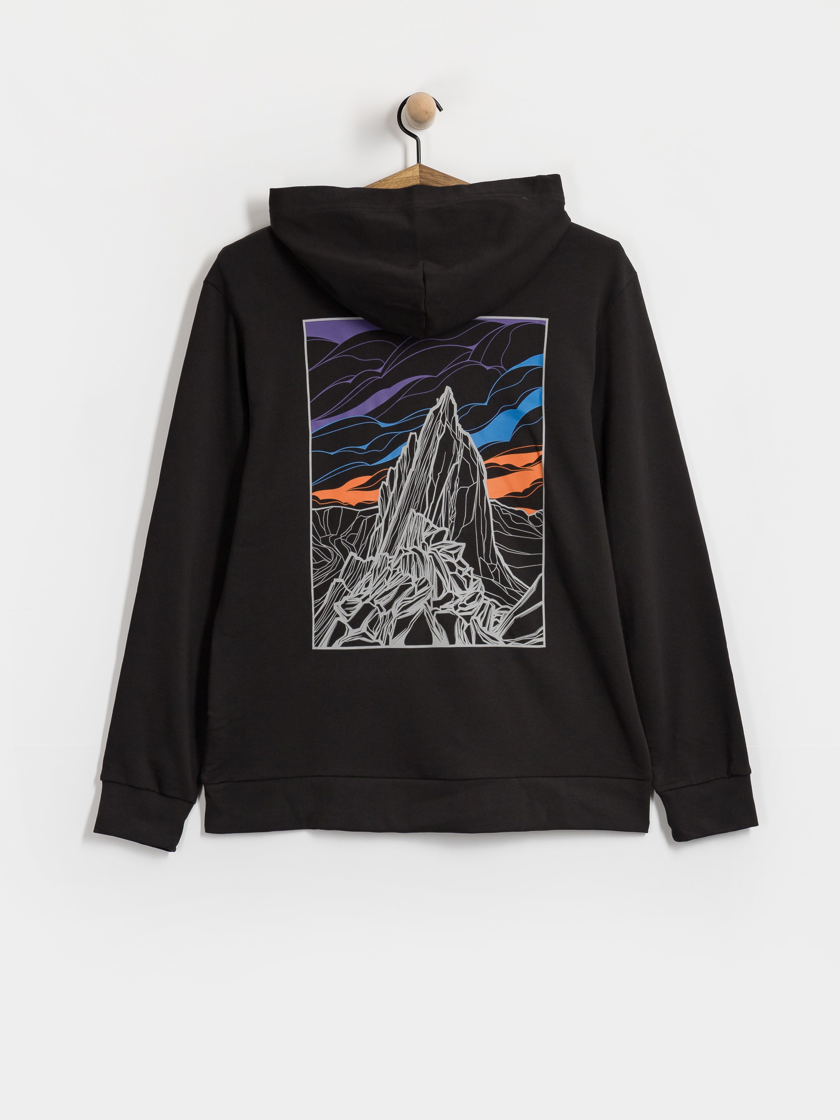 Mikina s kapucí Patagonia Cloud Crag Daily HD (black)
