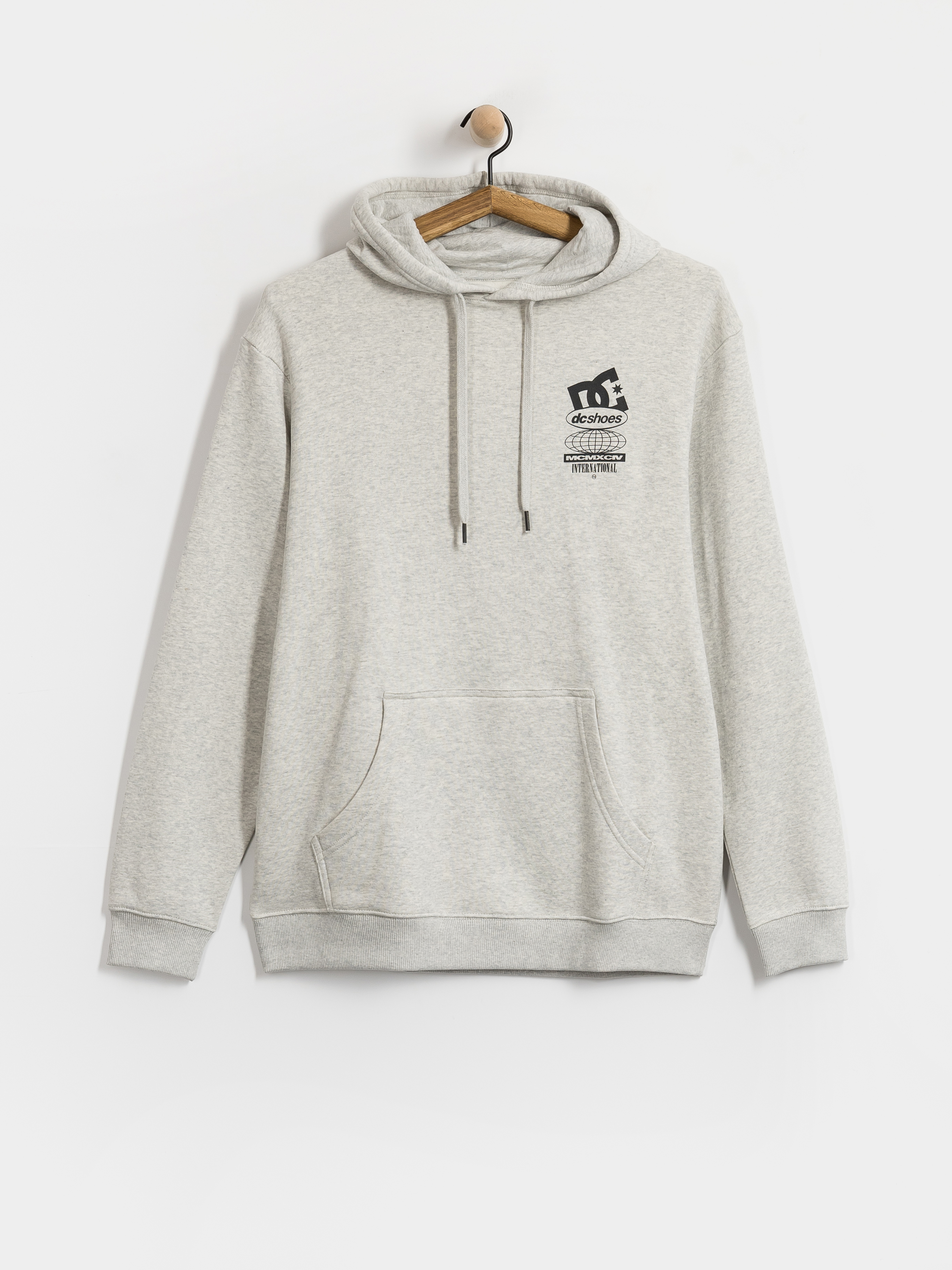Mikina s kapucí DC Sport Stack HD (light heather grey)