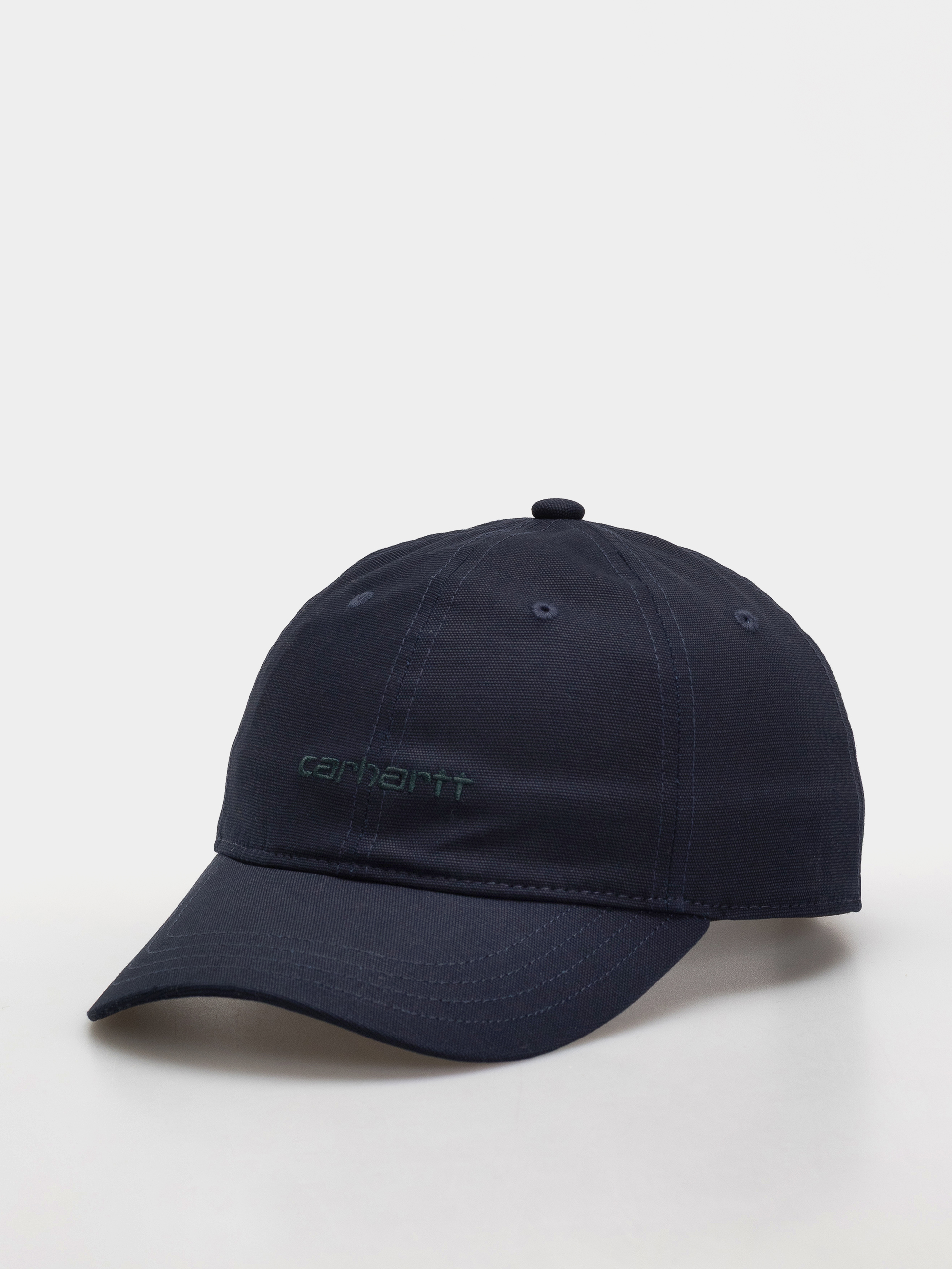 Kšiltovka  Carhartt WIP Canvas Script (dark navy/dark scarab)
