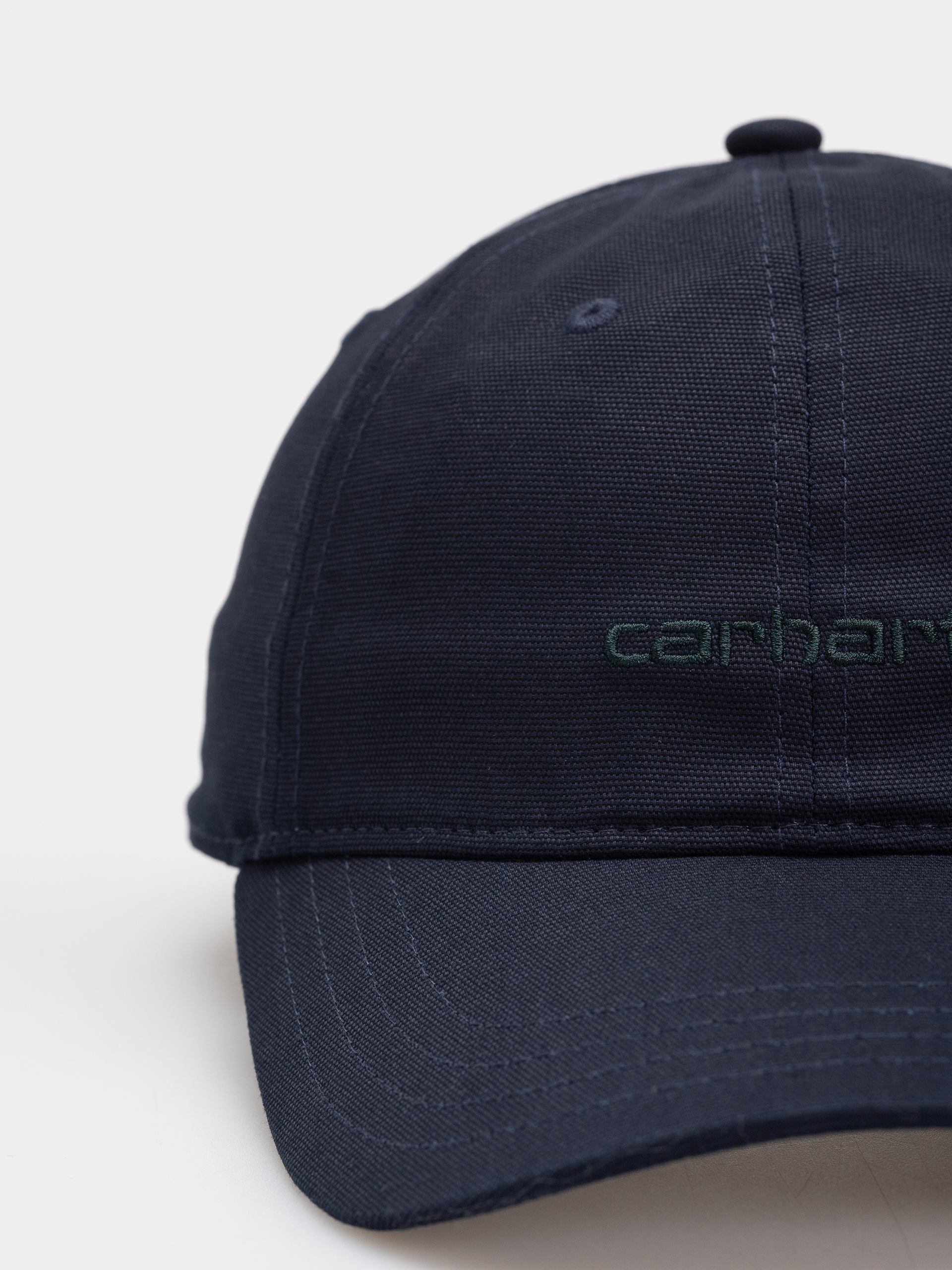 Kšiltovka  Carhartt WIP Canvas Script (dark navy/dark scarab)