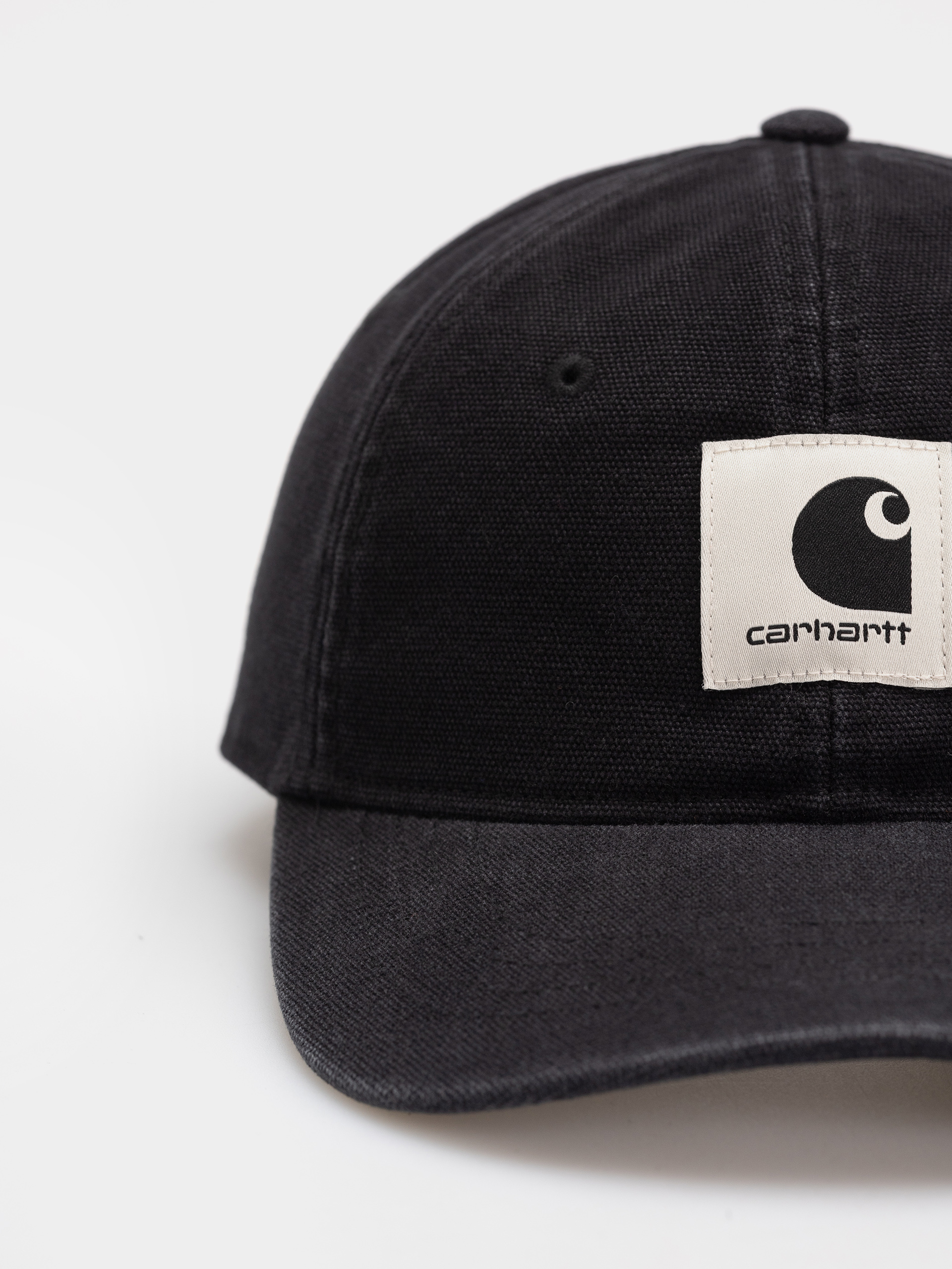 Kšiltovka  Carhartt WIP Canvas (black/stone washed)