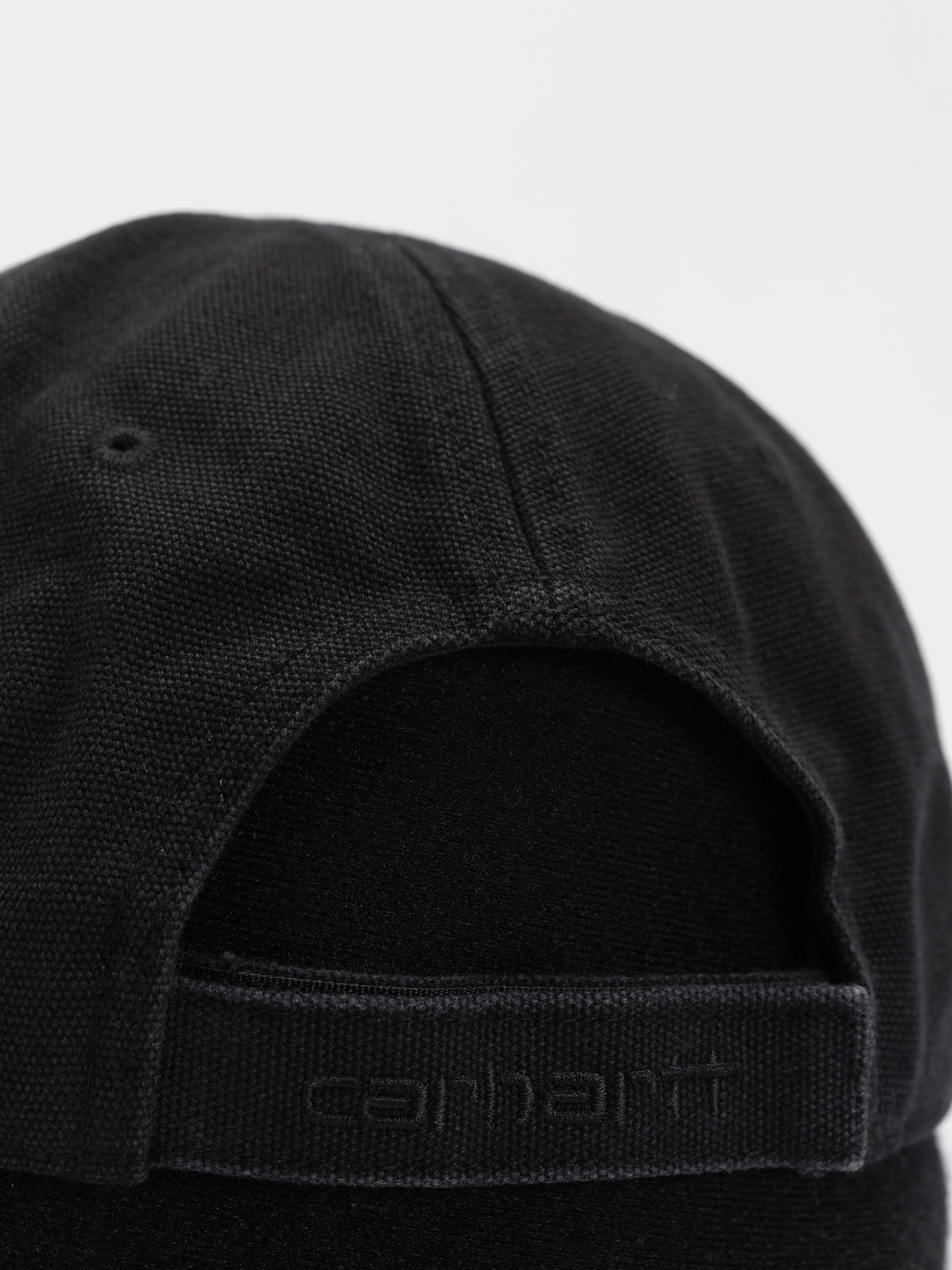 Kšiltovka  Carhartt WIP Canvas (black/stone washed)