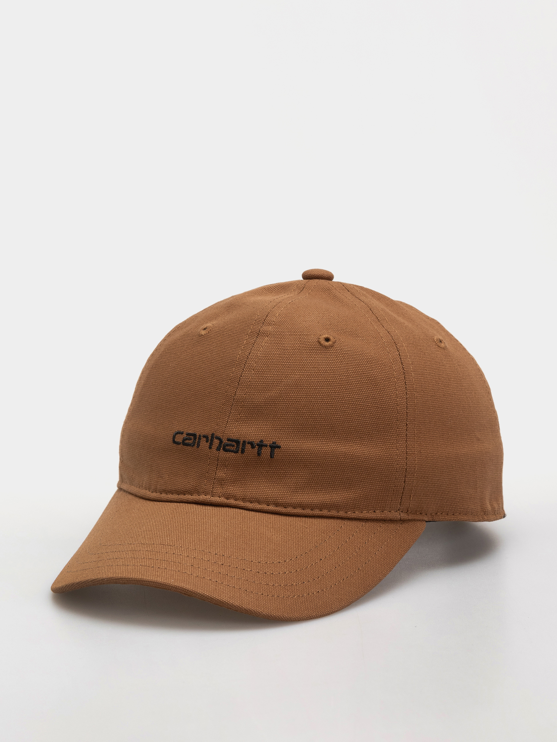 Kšiltovka  Carhartt WIP Canvas Script (wip h brown/black)
