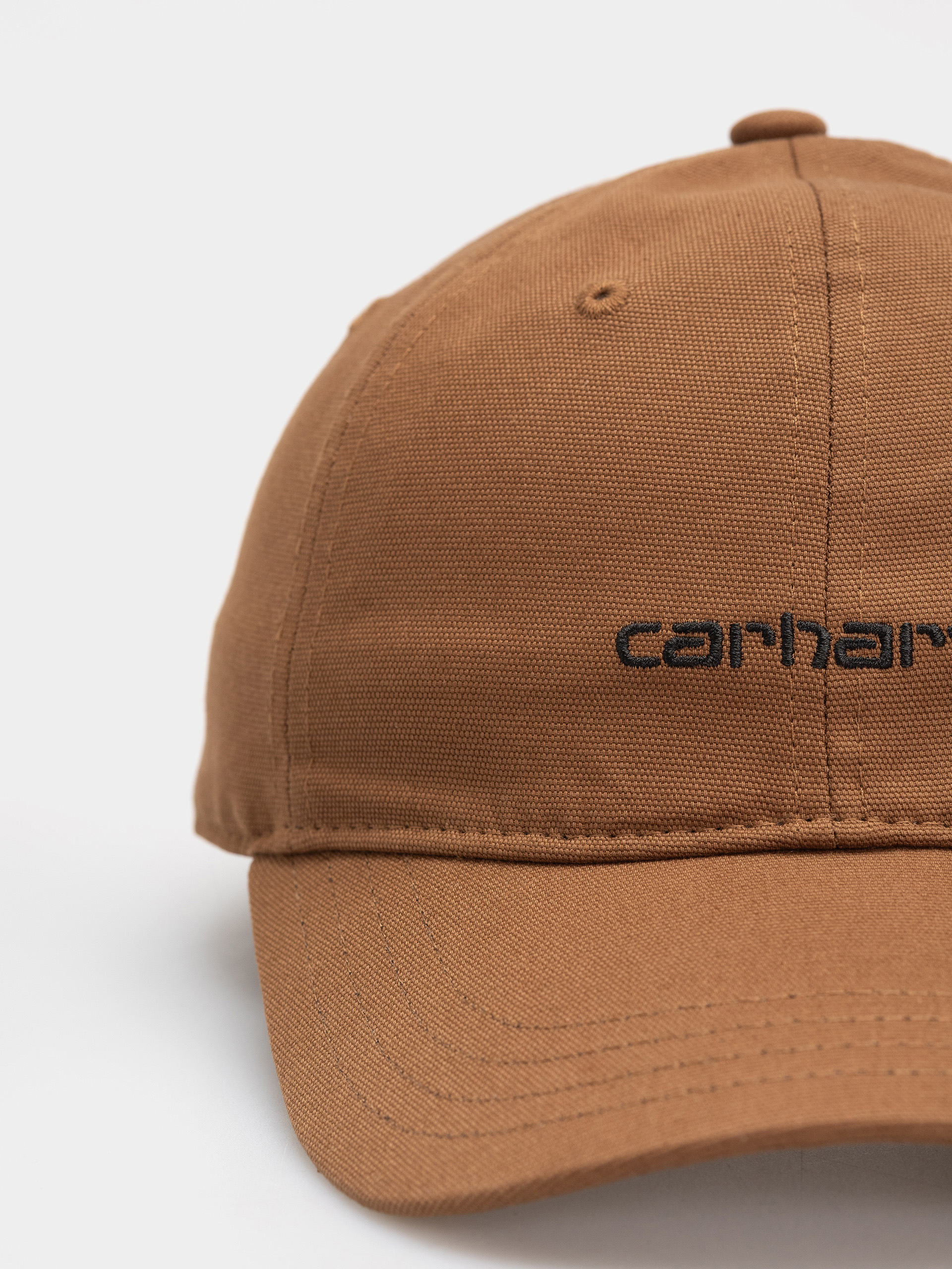Kšiltovka  Carhartt WIP Canvas Script (wip h brown/black)