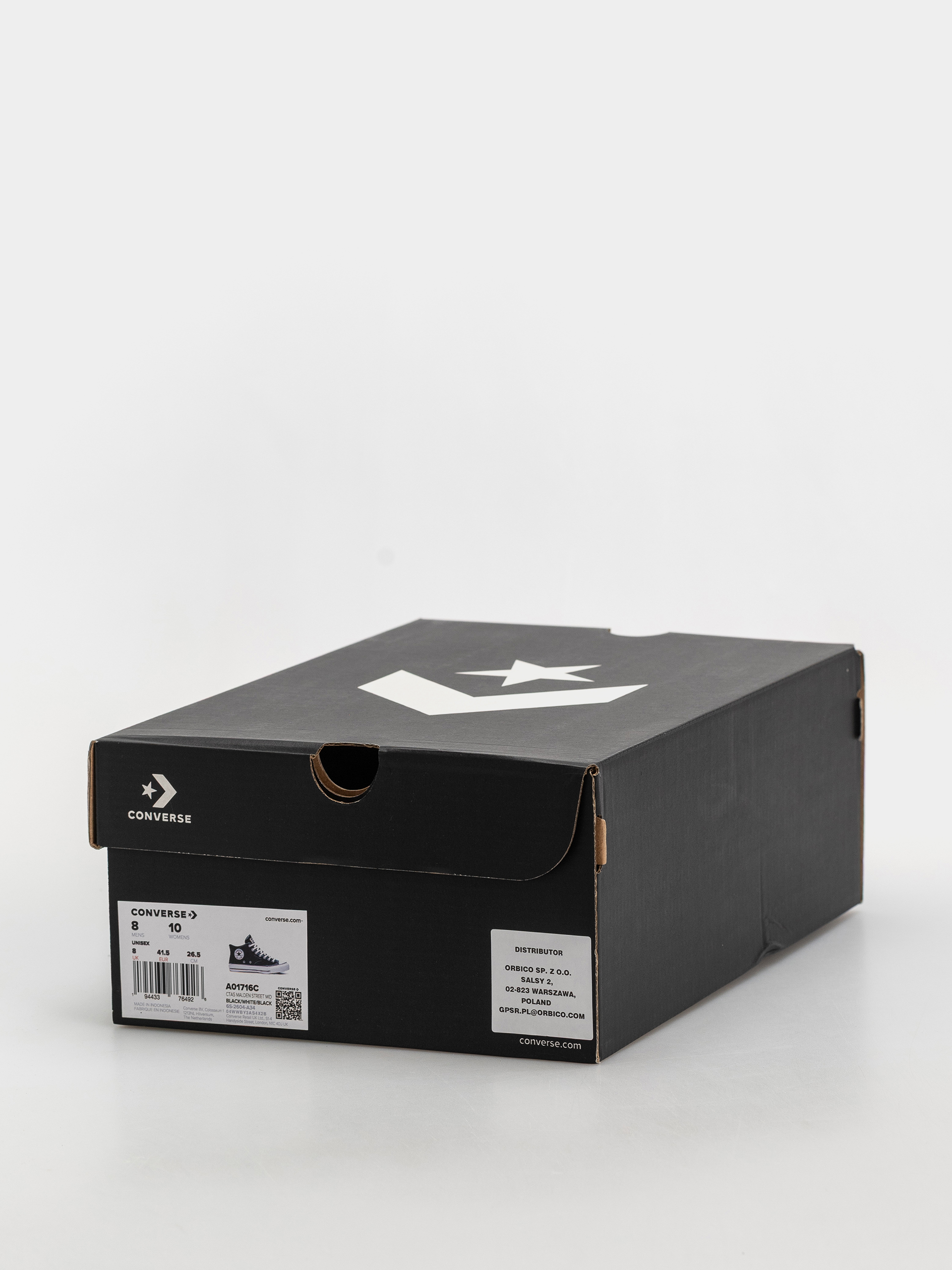 Boty Converse Chuck Taylor All Star Malden Street Mid (black/white/black)