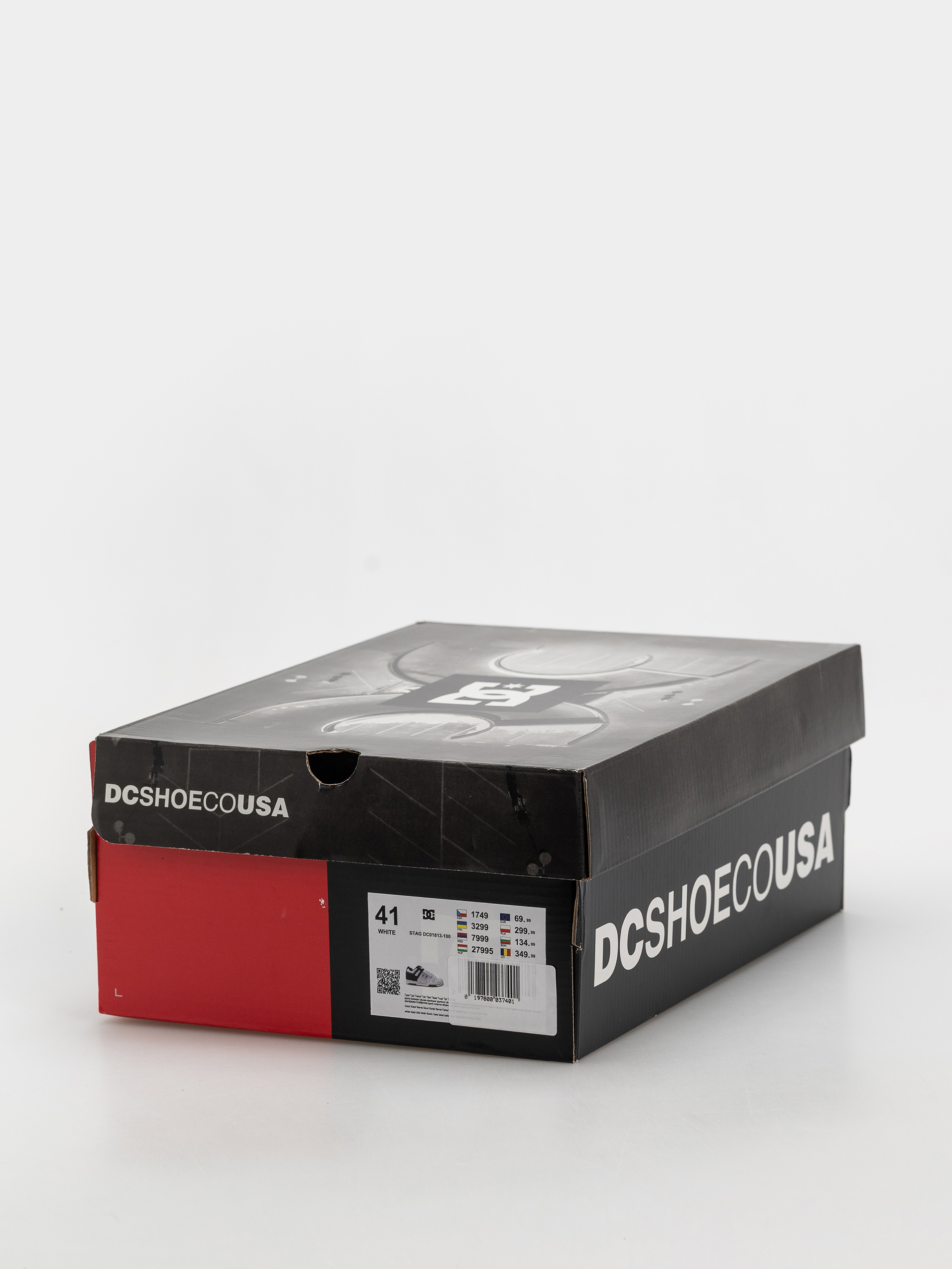Boty DC Stag (white/black/blue)