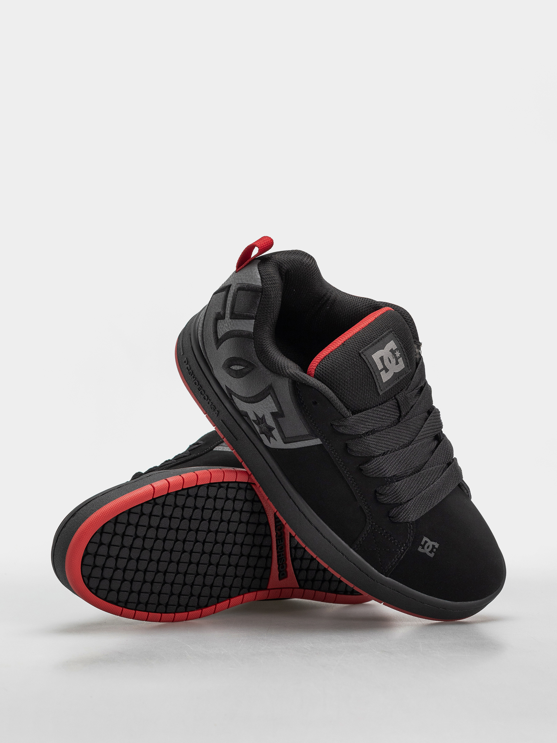 Boty DC Court Graffik (black/grey/red)