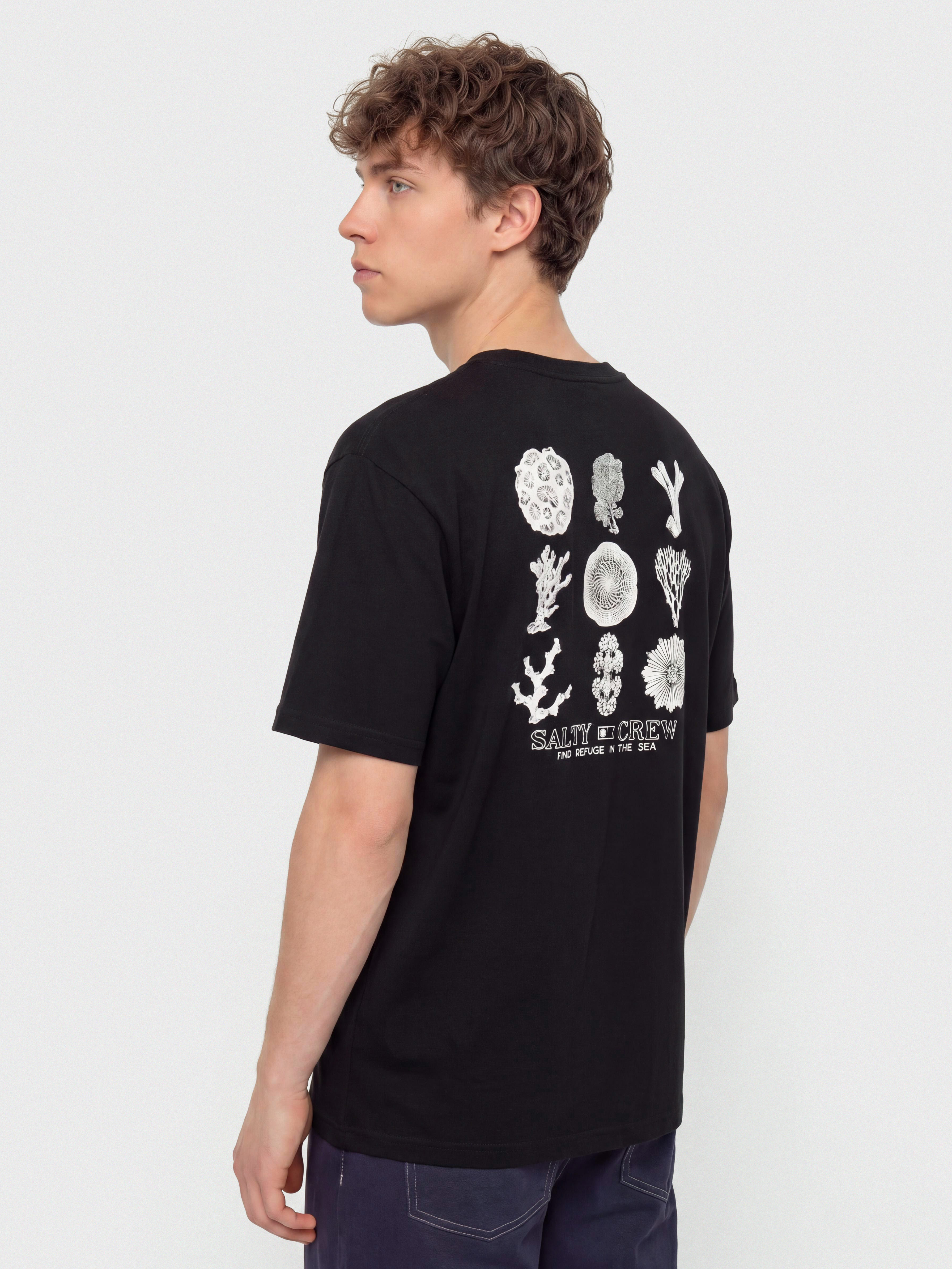 Tričko Salty Crew Coral Head (black)