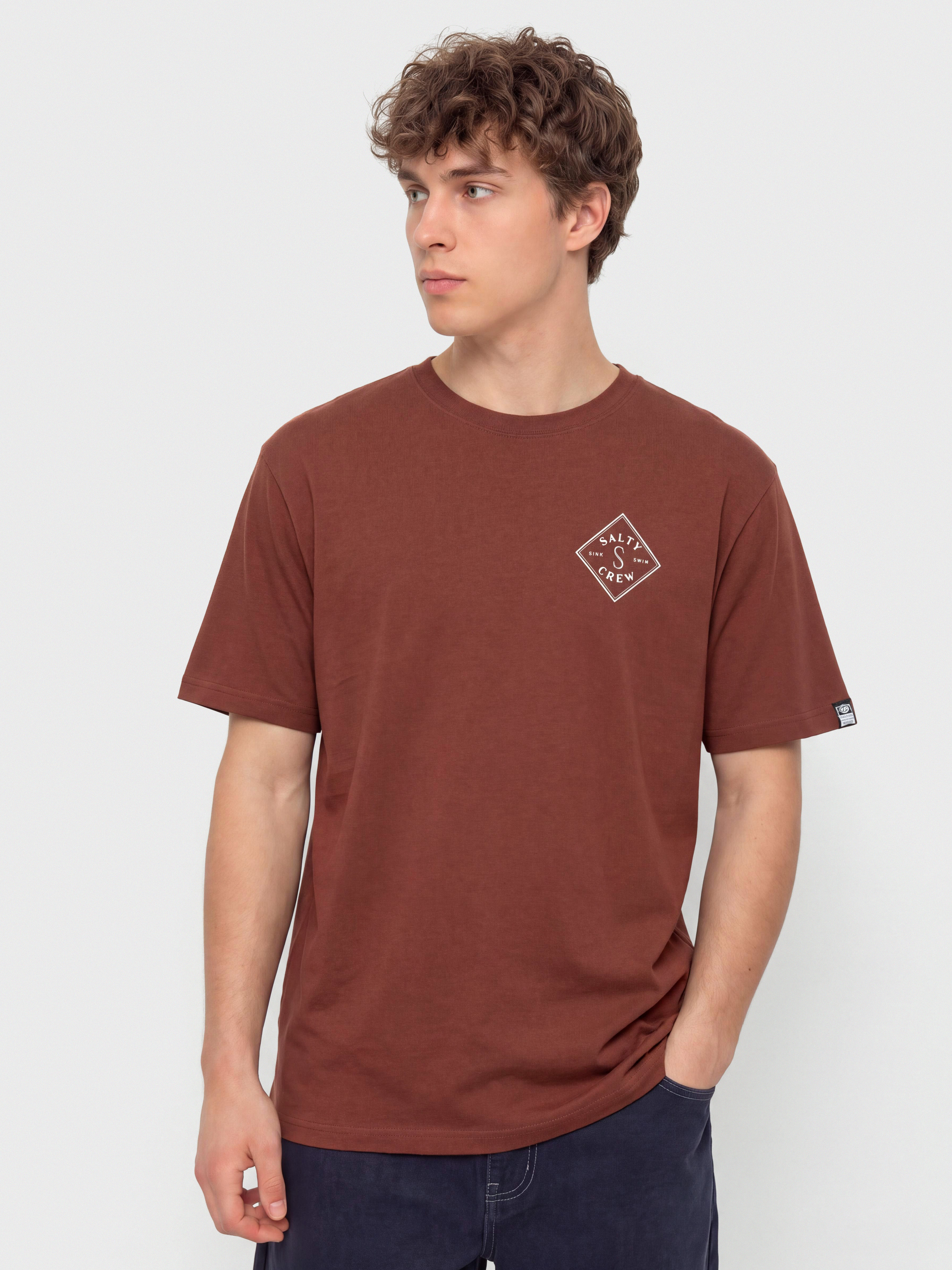 Tričko Salty Crew Tippet (burgundy)
