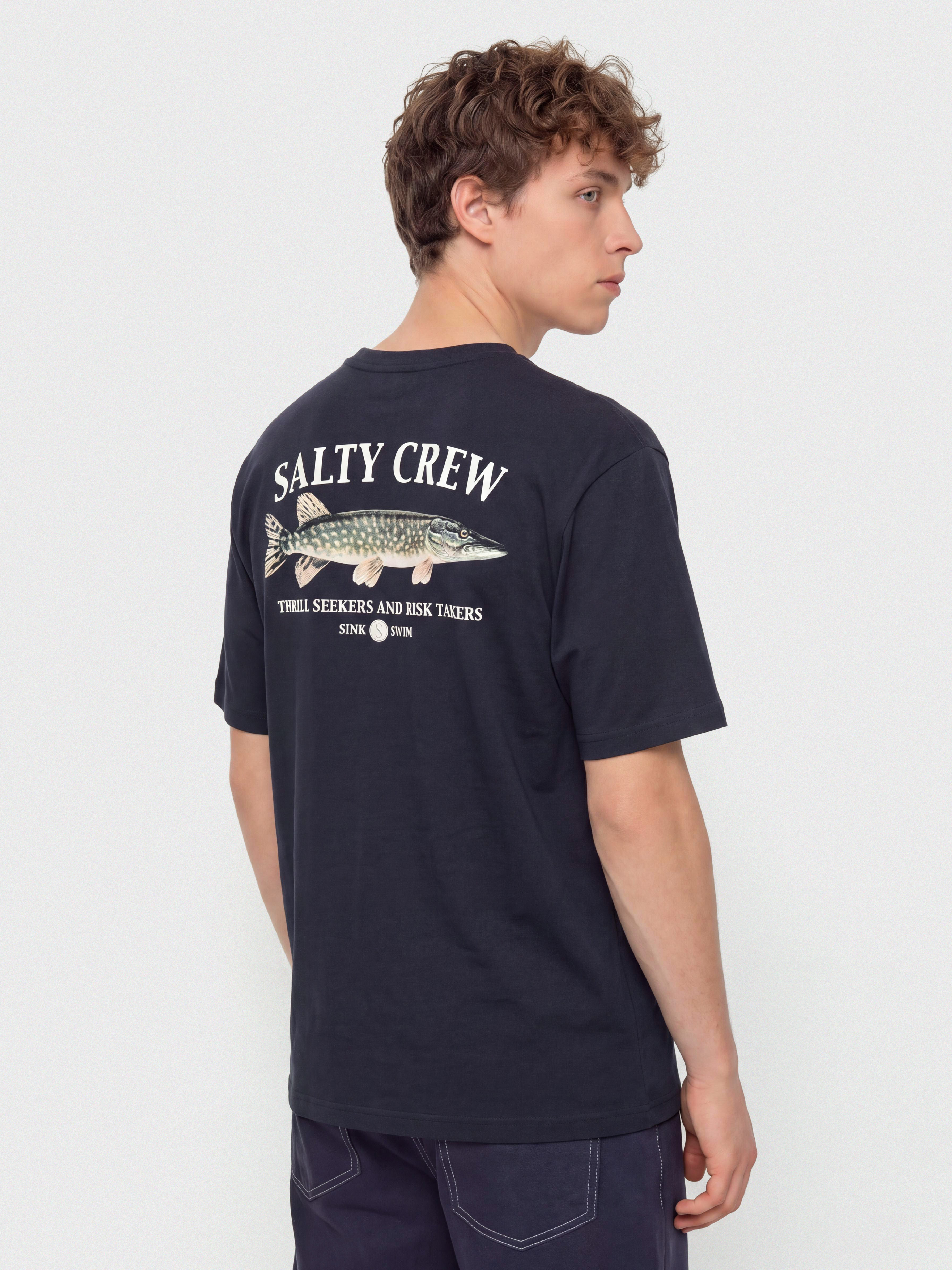 Tričko Salty Crew Euro Pike (navy)