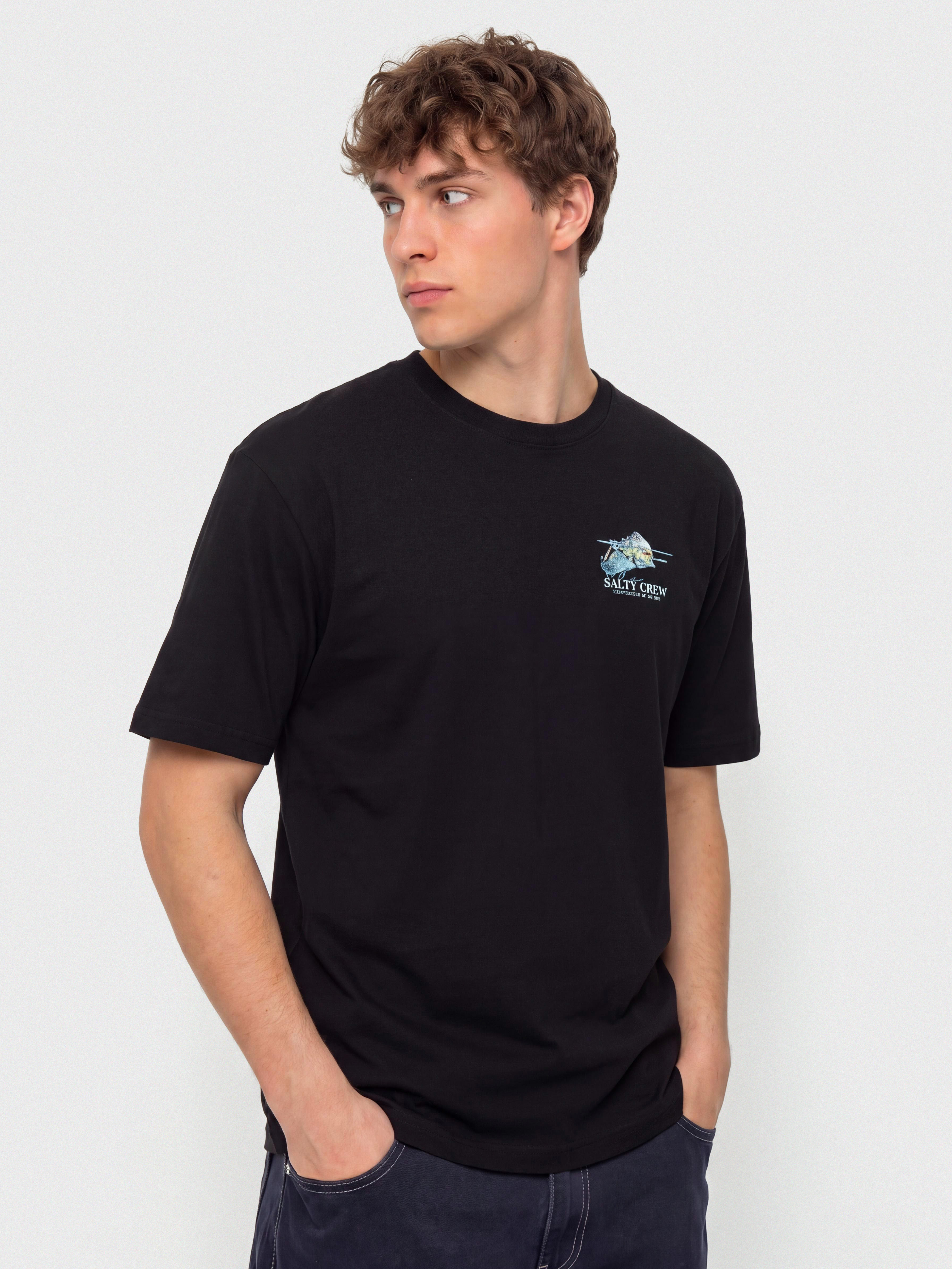 Tričko Salty Crew Mahi Surface (black)