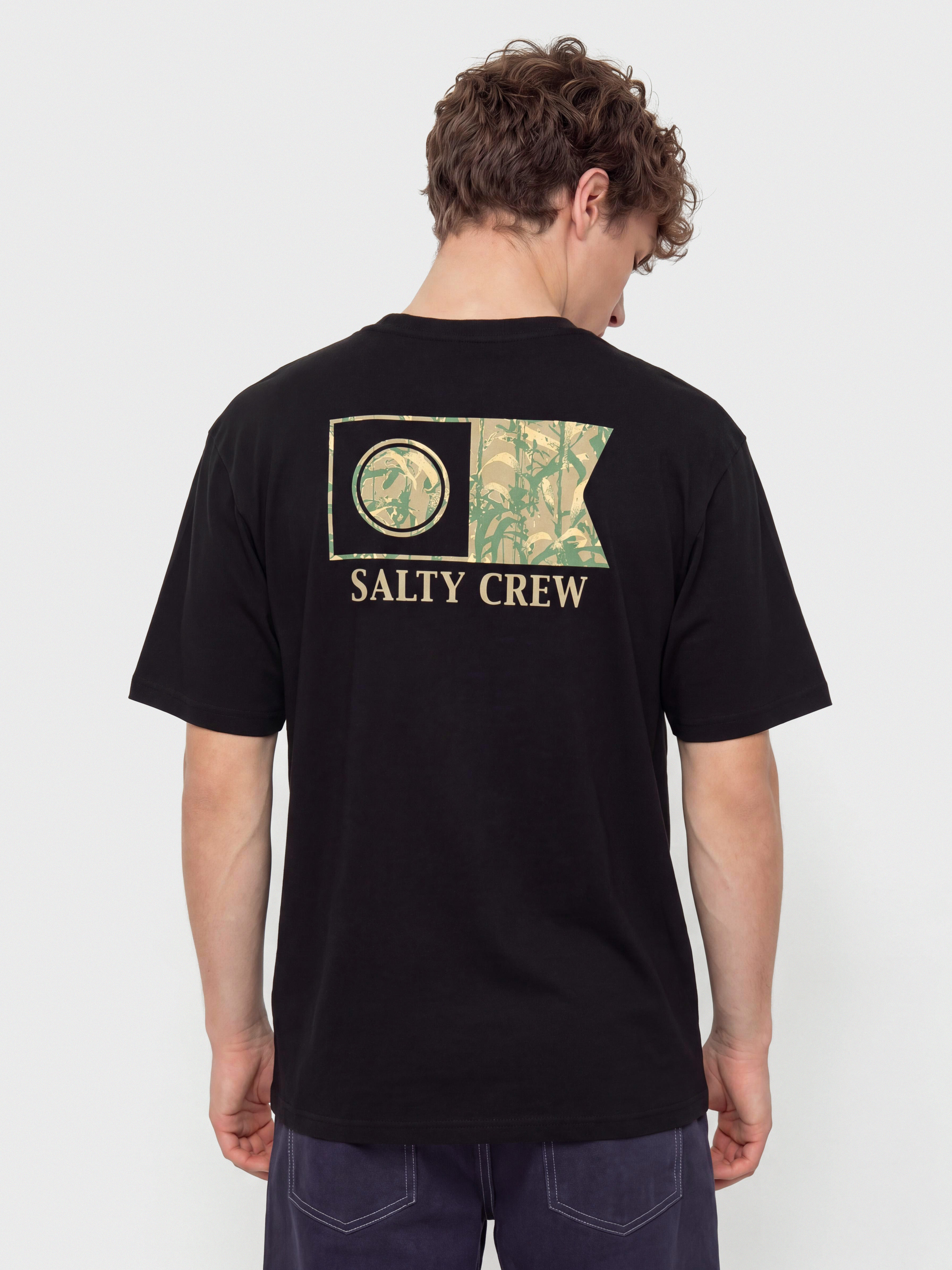 Tričko Salty Crew Flagship (black)